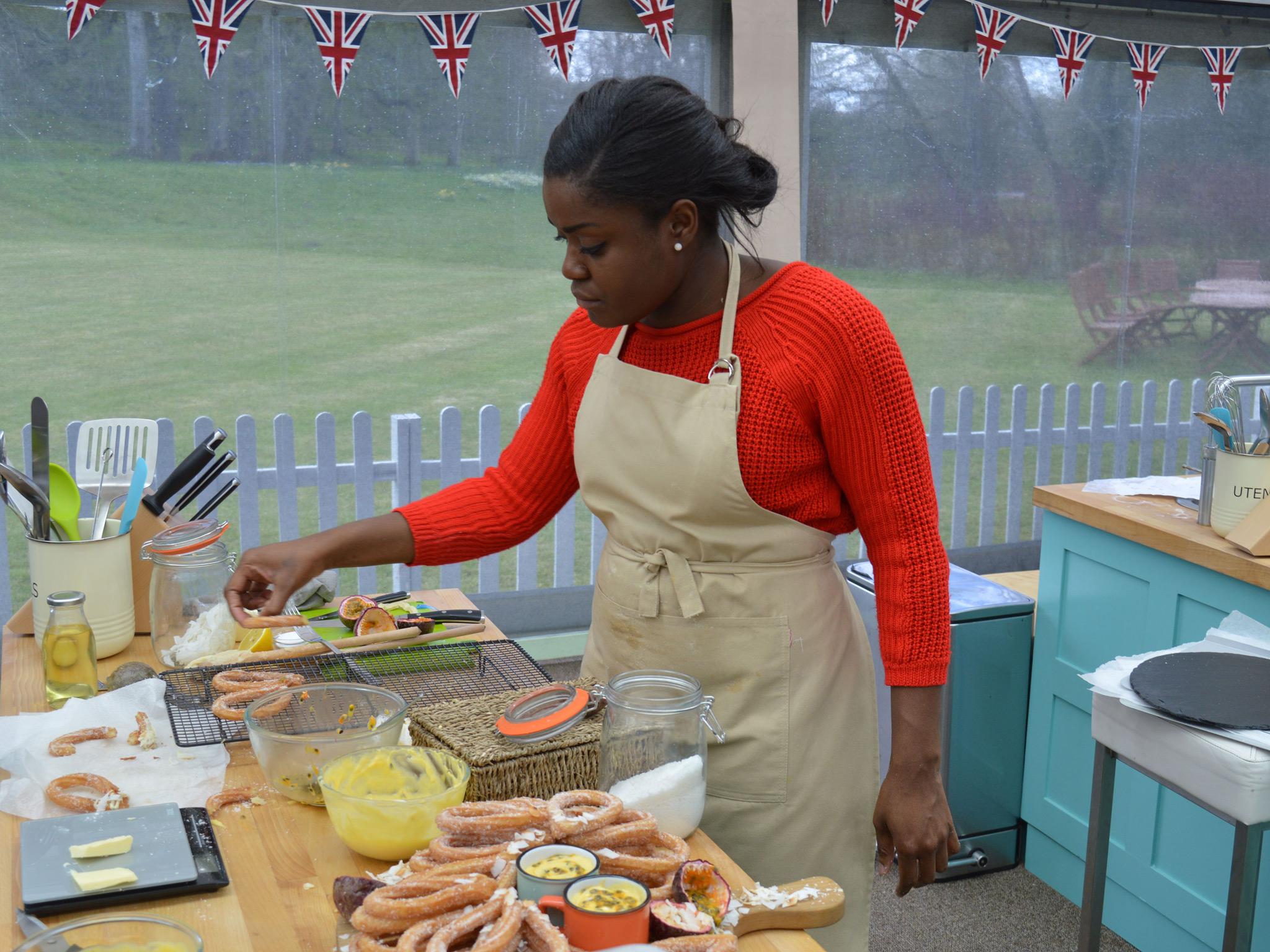 In the making: Benjamina's churros showstopper