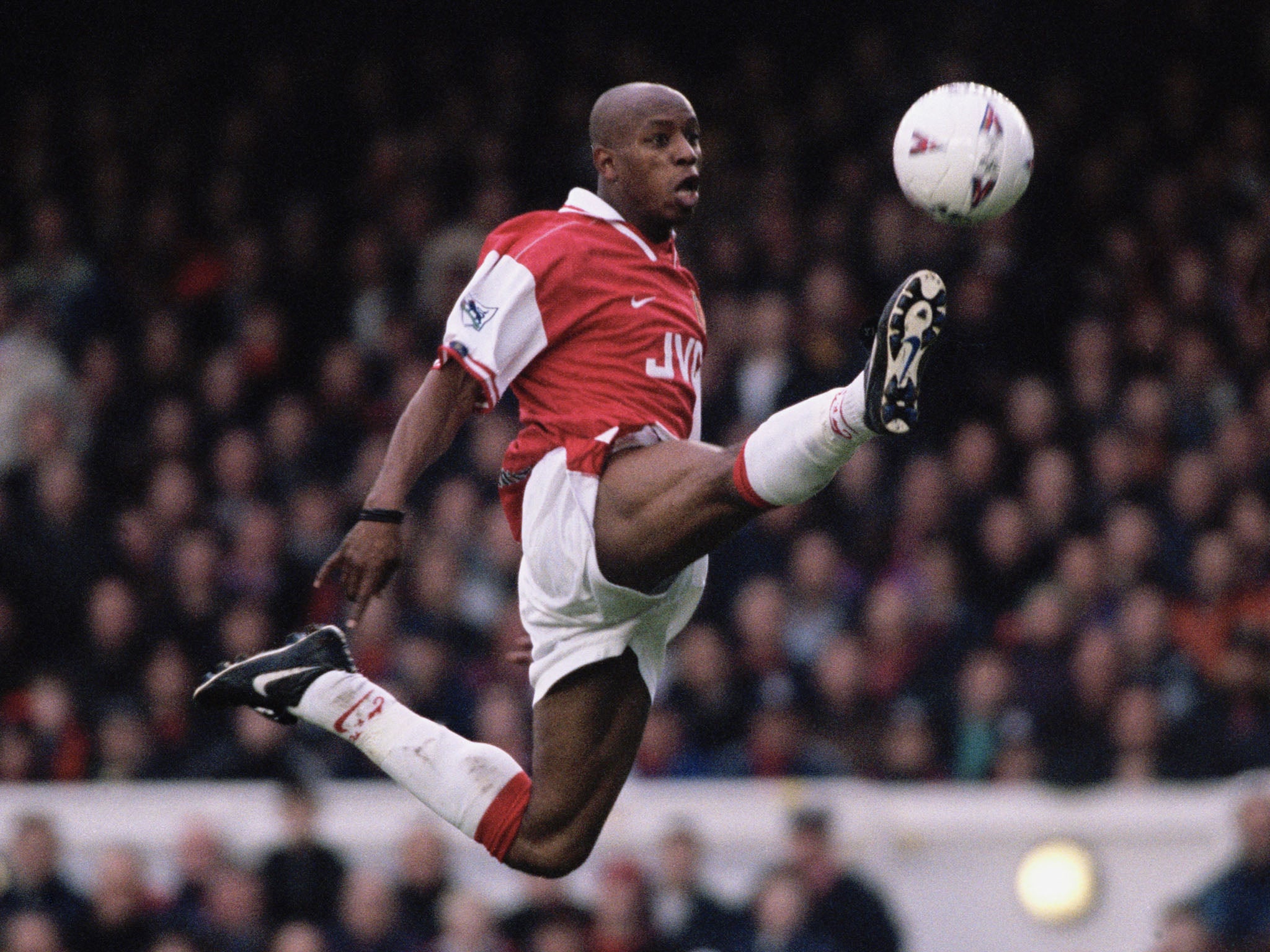 Ian Wright scored a then-record 185 goals for Arsenal