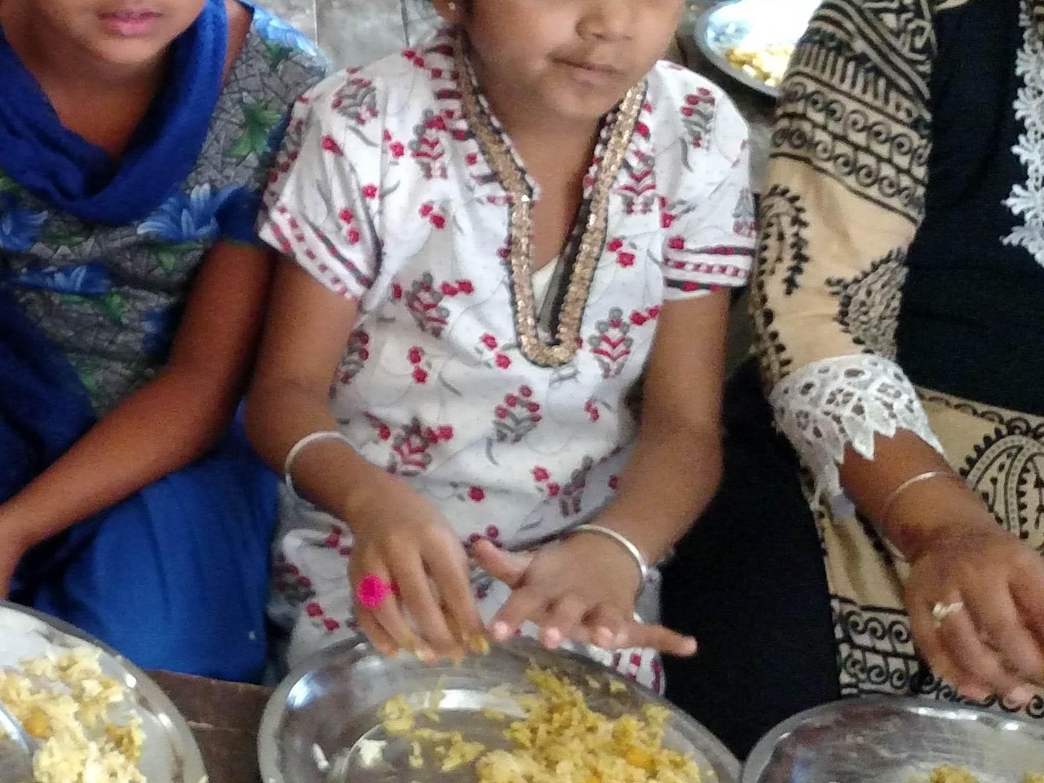 Some of the rescued girls in the children's home run by Mukta’s husband