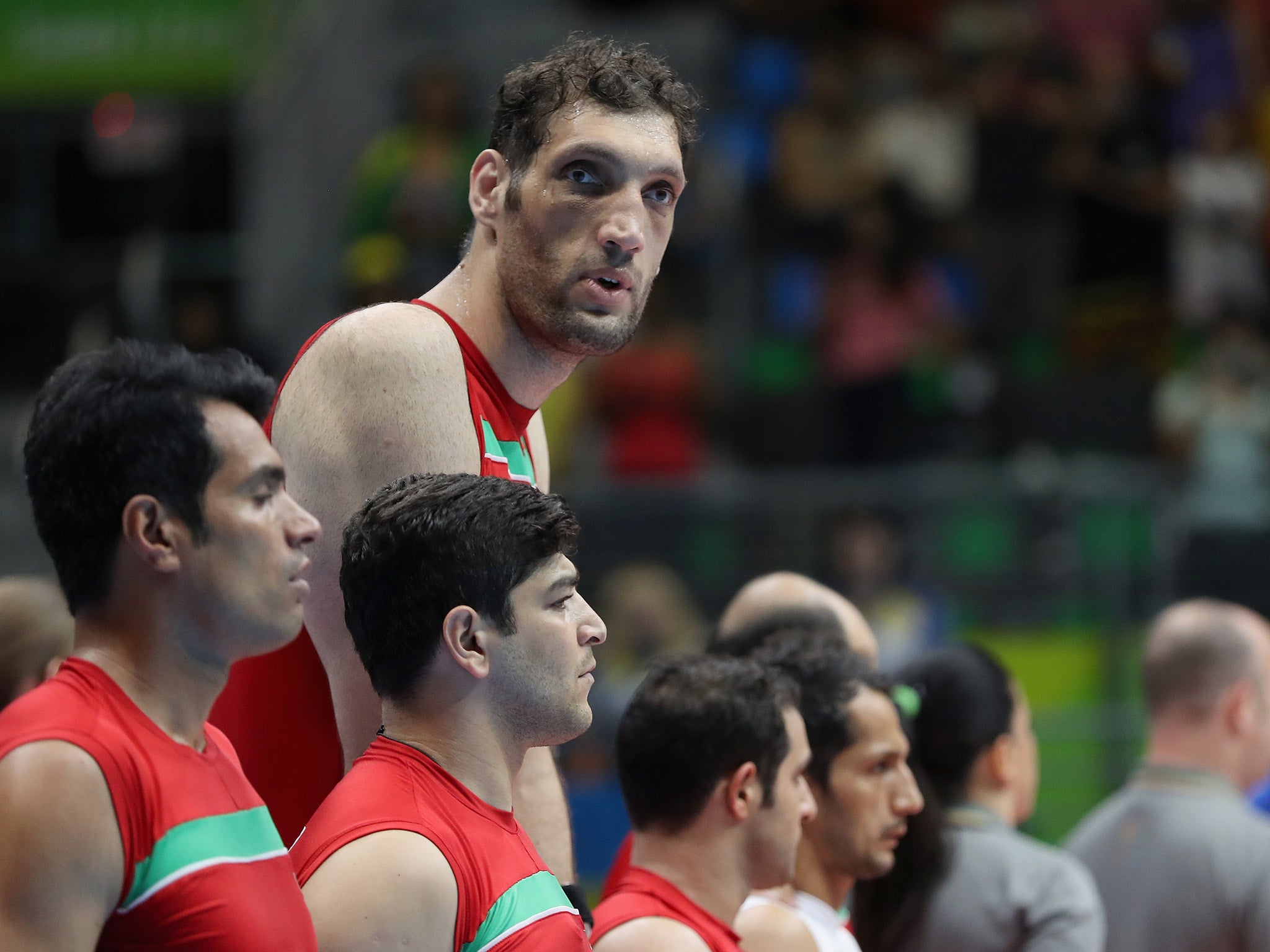 Mehrzadselakjani stands at 8ft 1in and has guided Iran to two volleyball gold medals