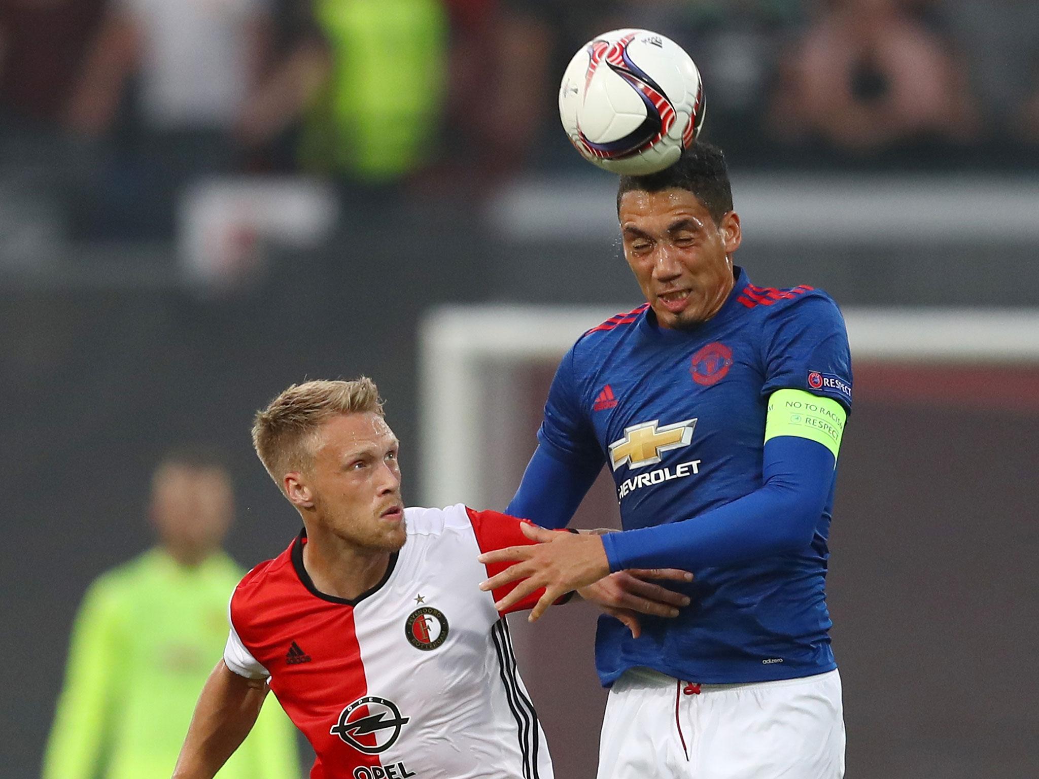 Strong at set-pieces but frail was ran towards, this was an indifferent outing from United's centre-back.