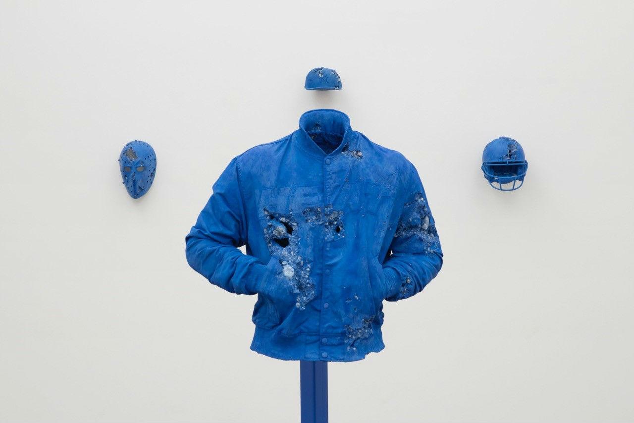 Daniel Arsham Installation imagery at the Galerie Perrotin, New York