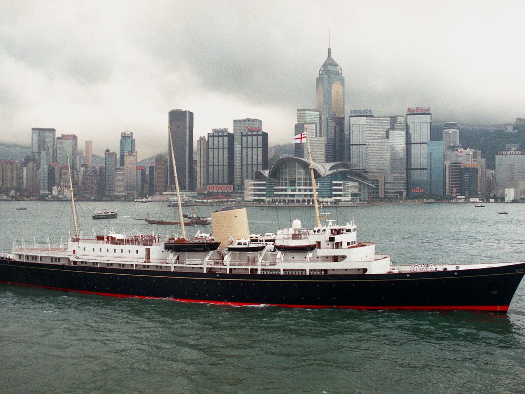 The steam-powered yacht Britannia sailed more than one million nautical miles during its 43-year service