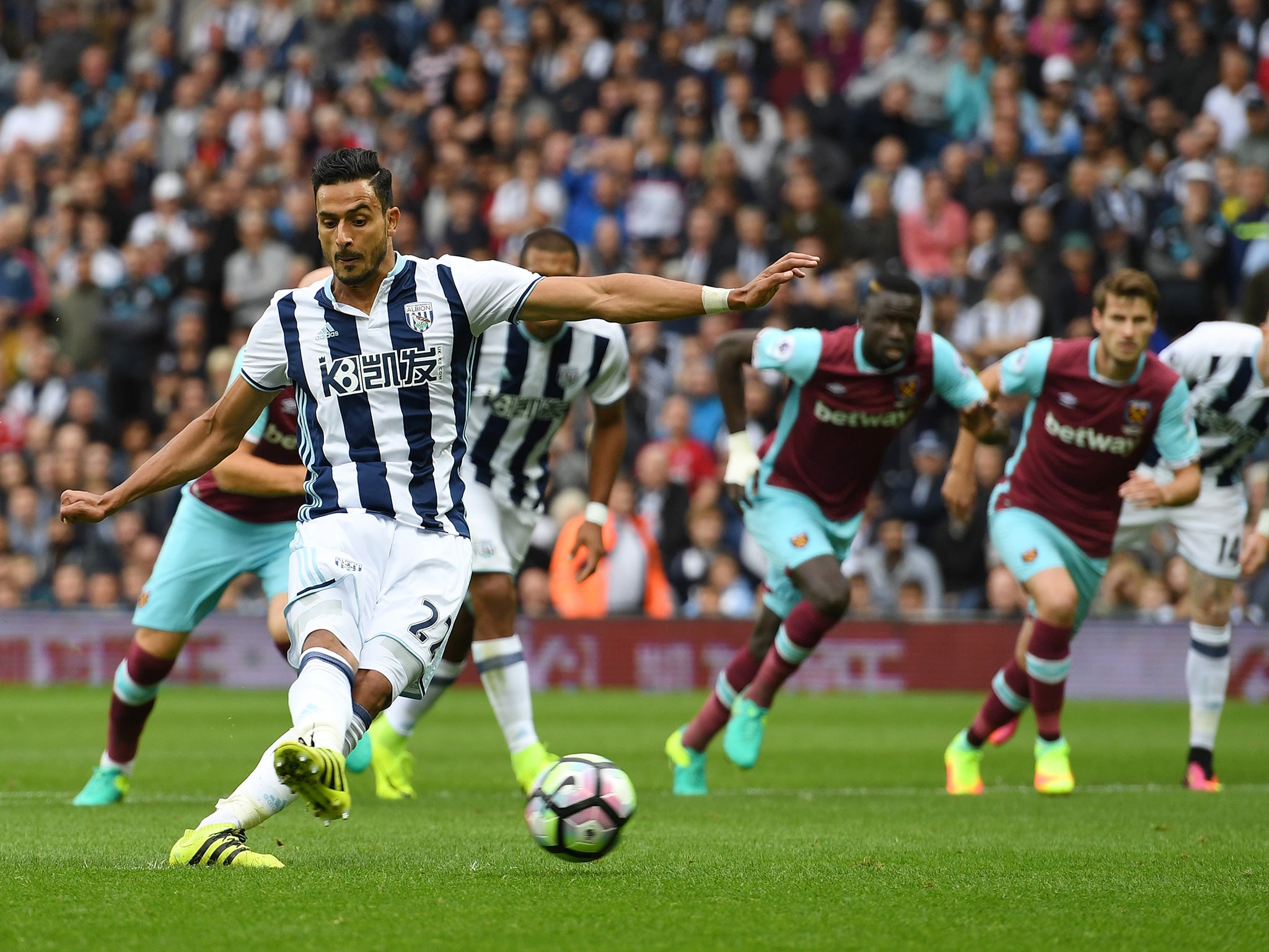 Chadil converts from the spot to open the scoring