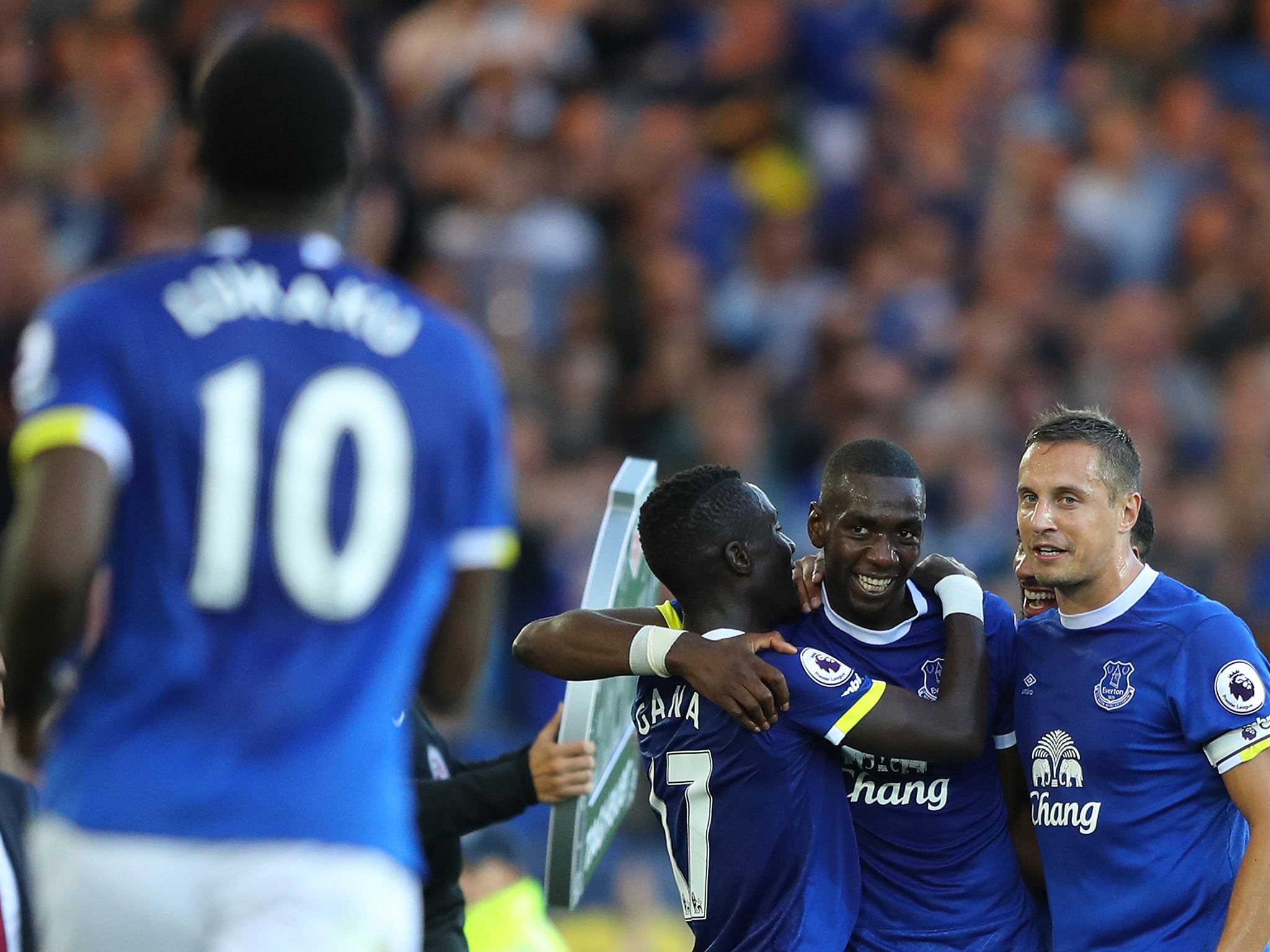 Both Lukaku and Bolasie claimed to have scored Everton's third