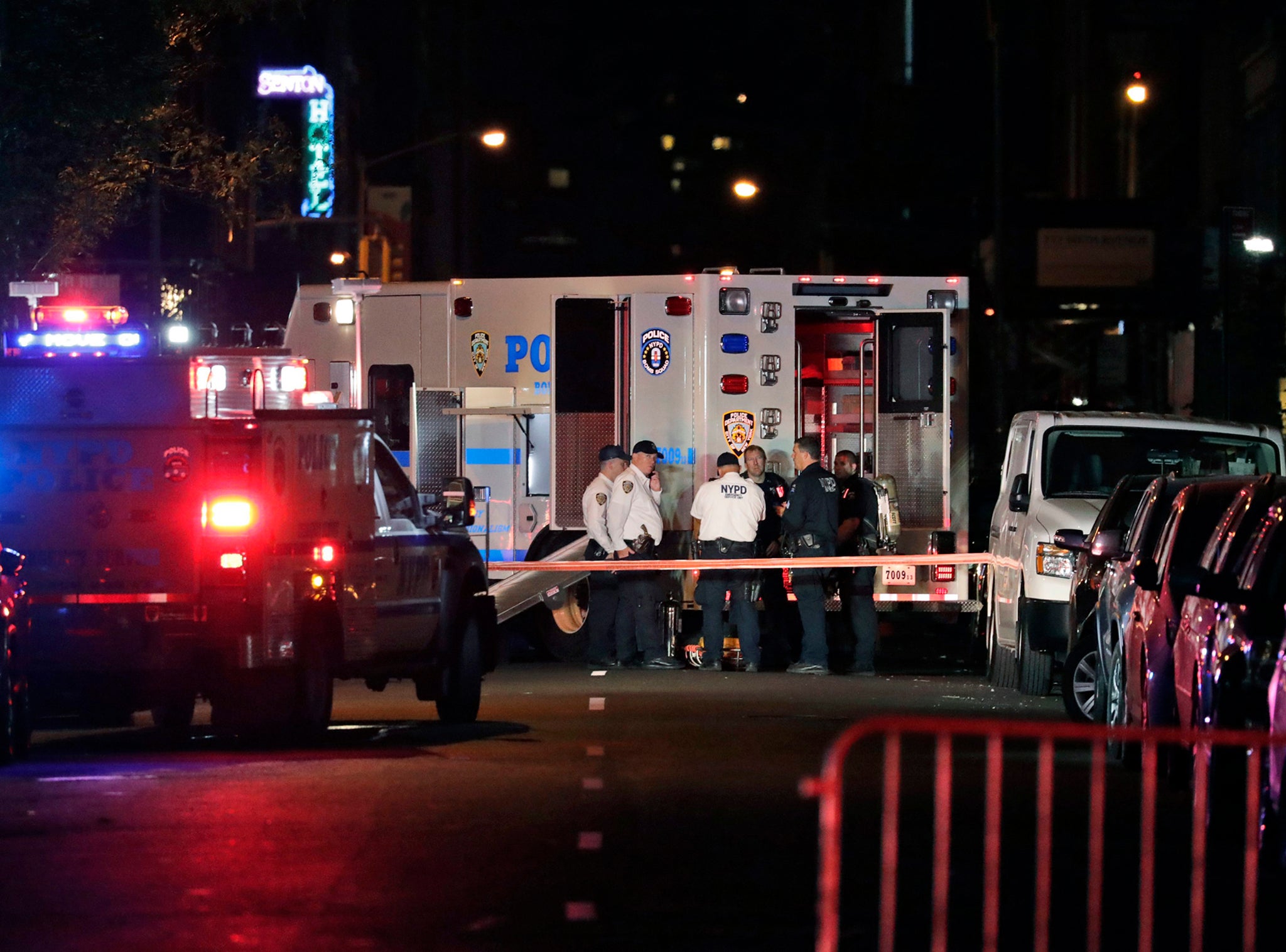 New York City Police Emergency Services units were deployed on 27th Street and 7th Avenue where police found a second explosive device