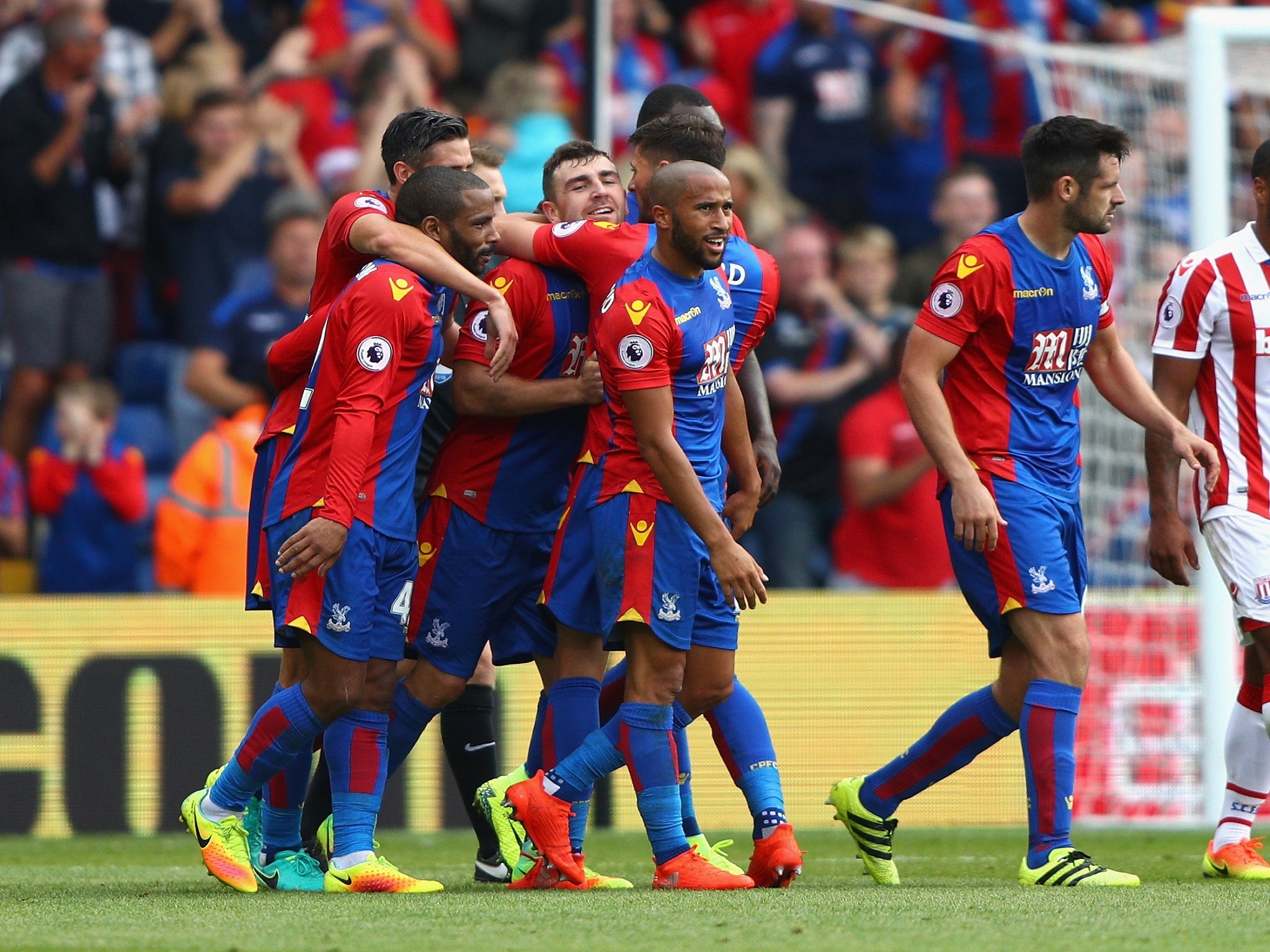 Crystal Palace ran riot over Stoke at Selhurst Park