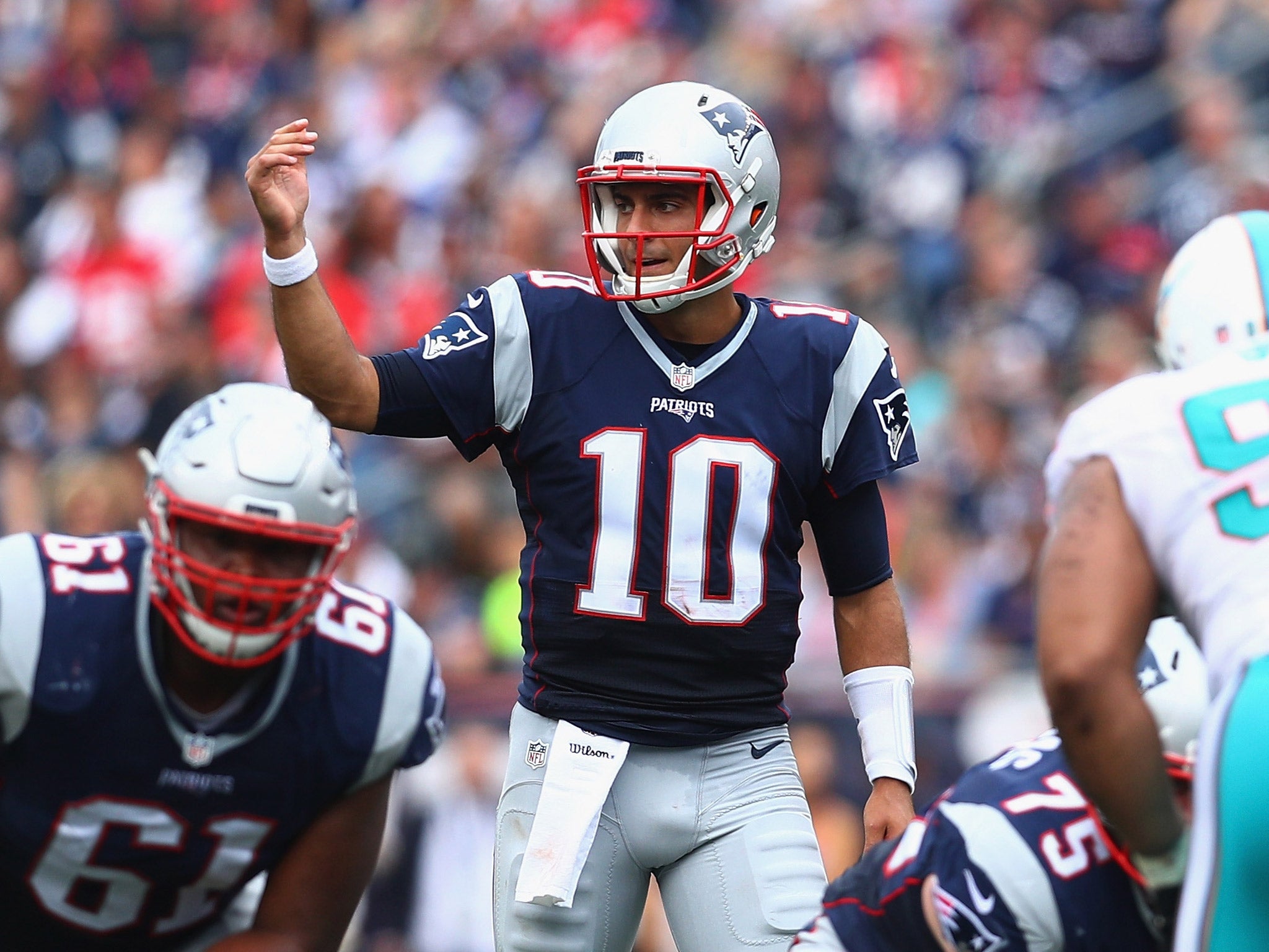 &#13;
Jimmy Garoppolo was Tom Brady's back-up in New England - and many thought he was his heir &#13;