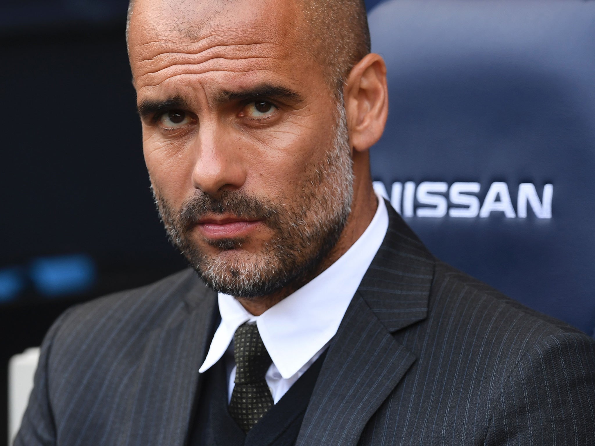 Guardiola was not amused by the suggestion his side could win on all fronts