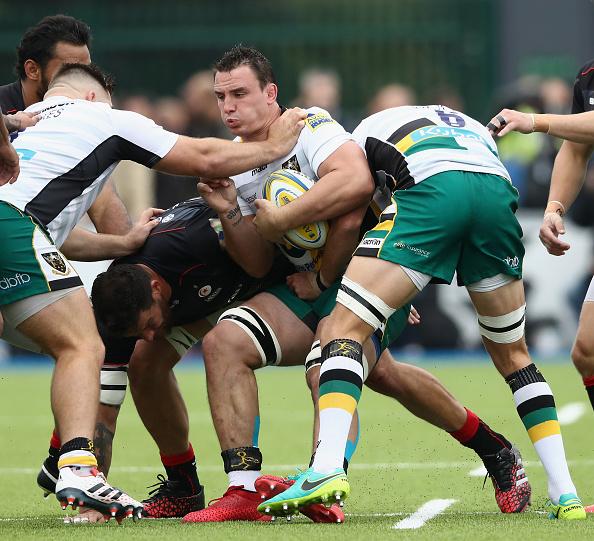 Saracens play Northampton Saints at Aviva Premiership match in September