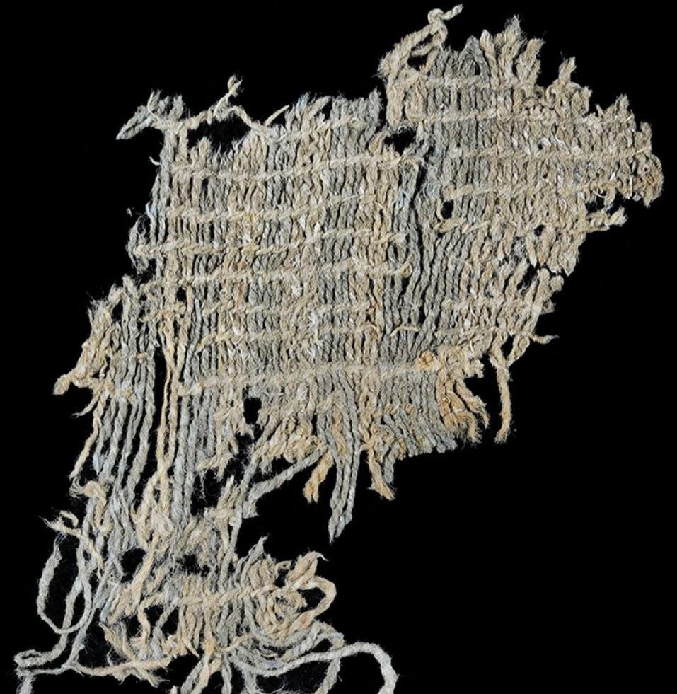 This indigo-blue fabric is the oldest ever found