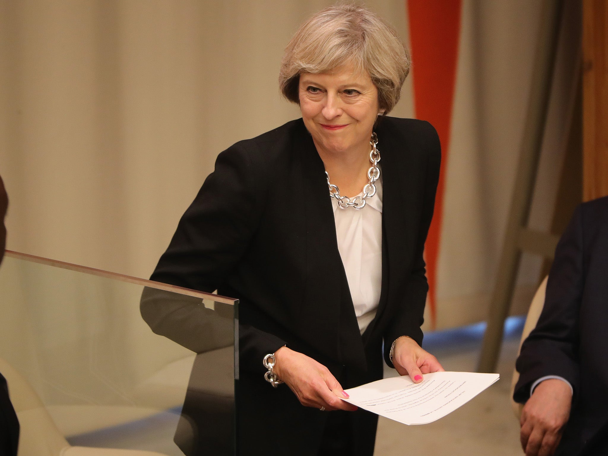 Ms May at the United Nations