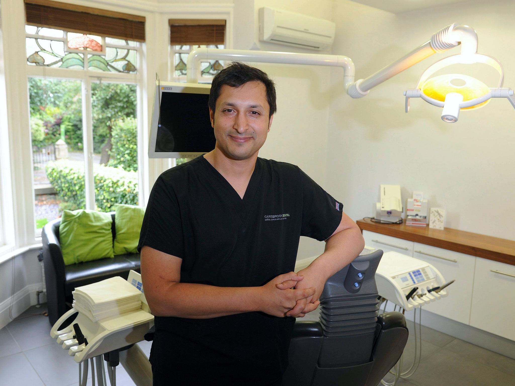 Dr Idrees spent 18 months reconstructing someone's teeth in a £27,000 procedure