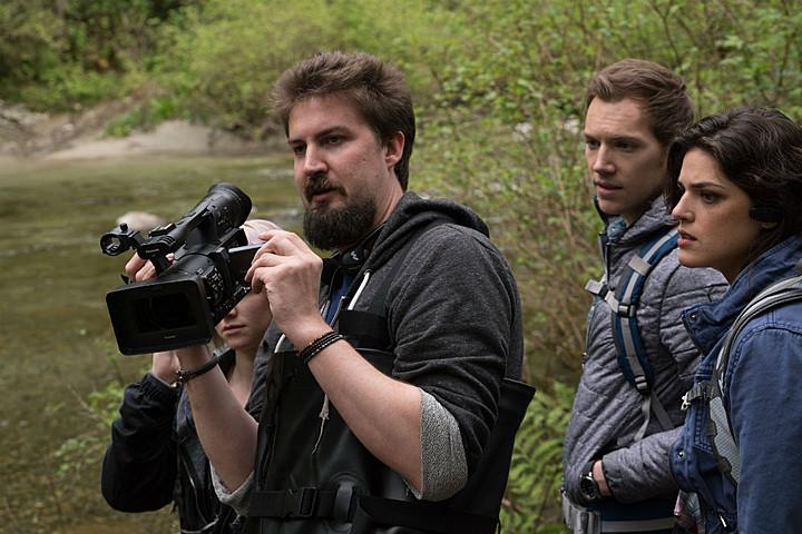 Adam Wingard filming his 'secret' Blair Witch sequel