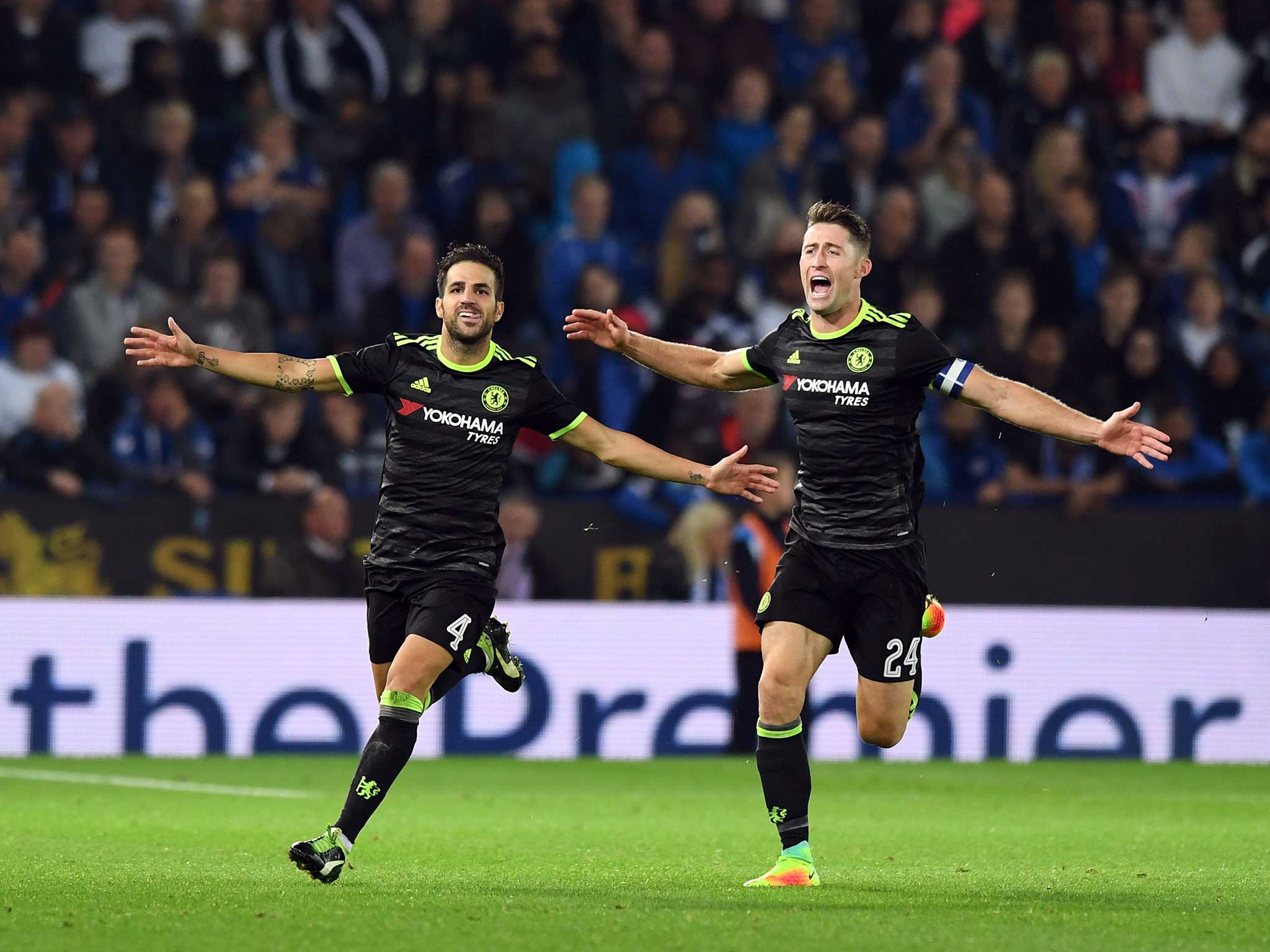 Cesc Fabregas scored twice against Leicester last Tuesday in the EFL Cup