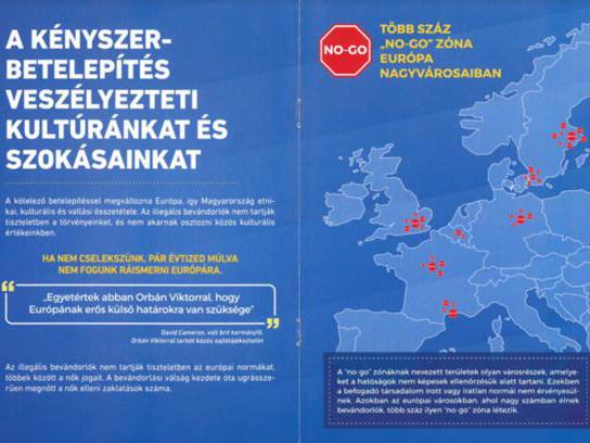 The leaflet highlights more than 900 ‘no-go zones’