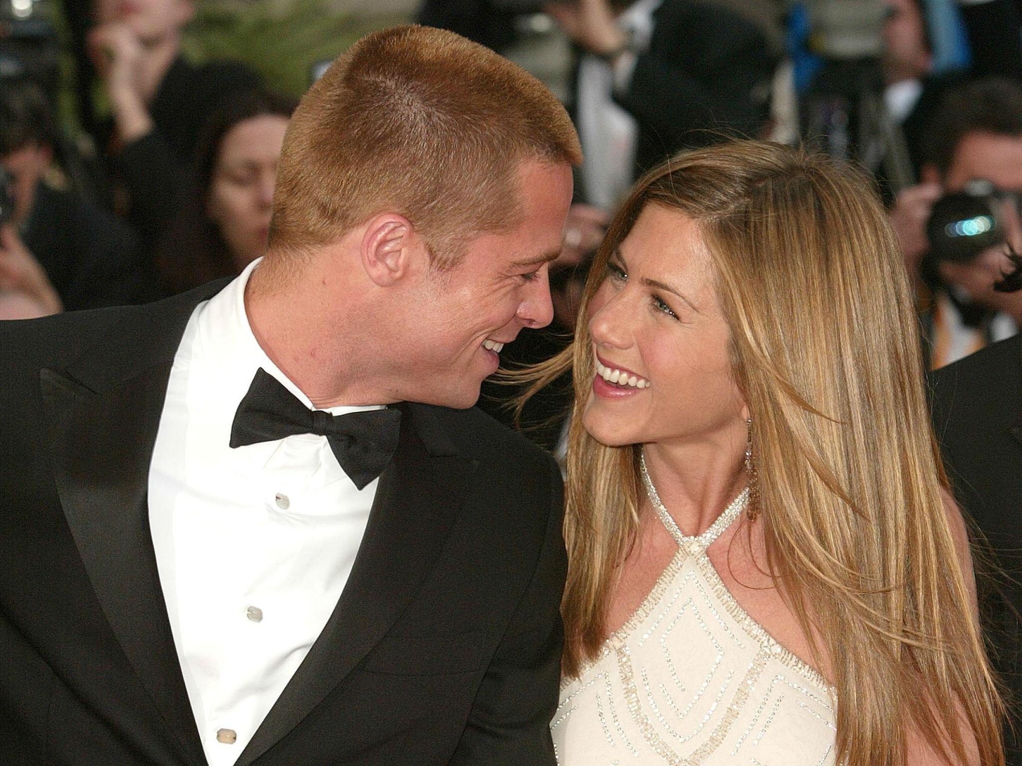 Brad Pitt and Jennifer Aniston in 2004