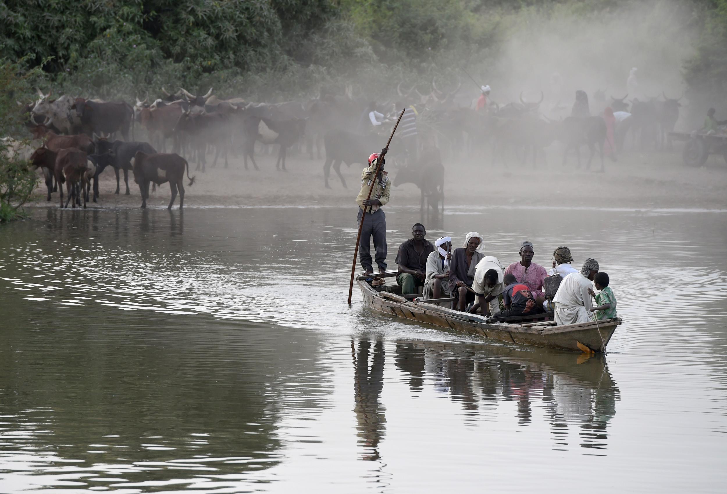 Lake Chad has been threatened by cross-border fighting with Boko Haram