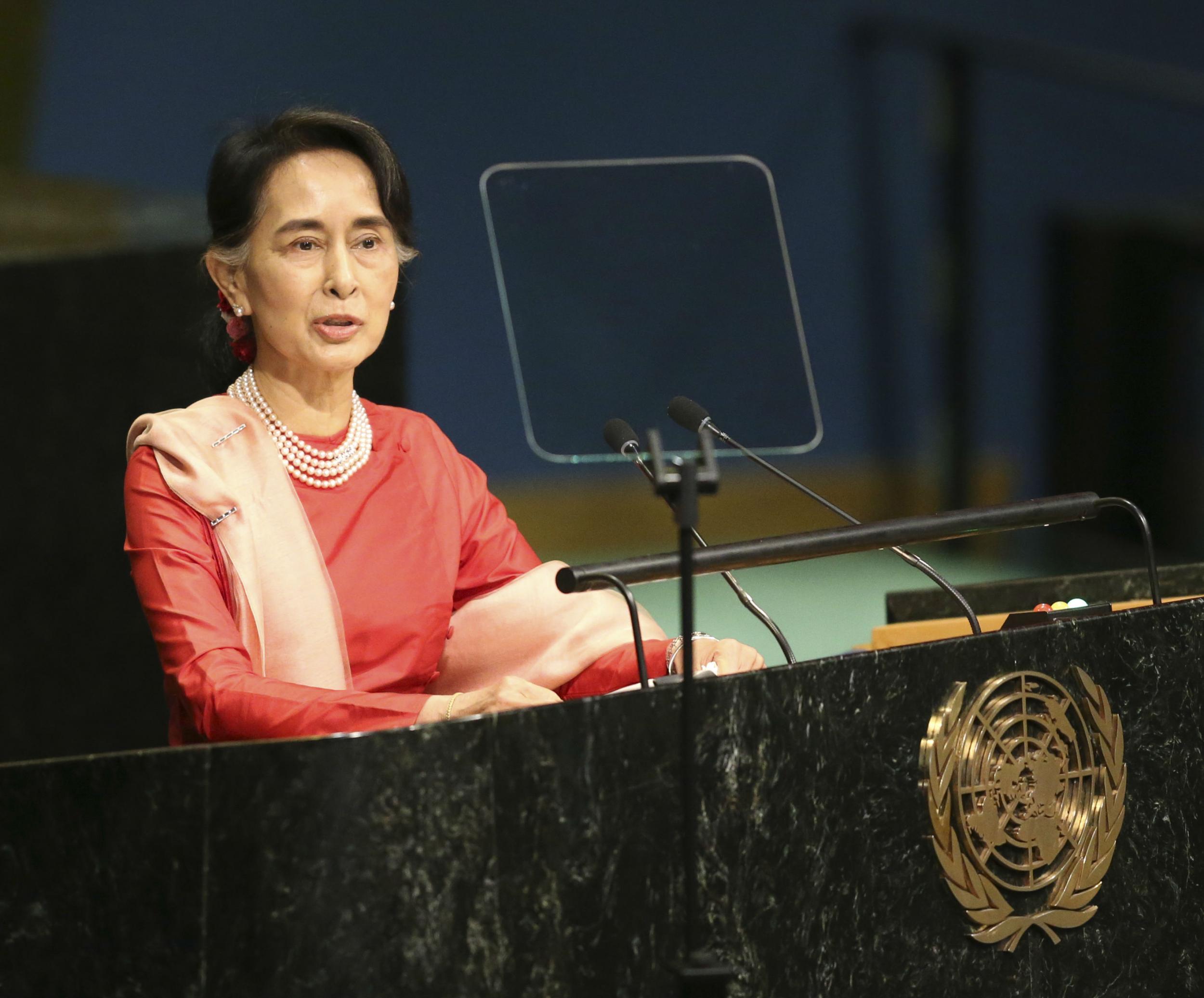 Ms Suu Kyi insisted Burma was defending the rights of minorities