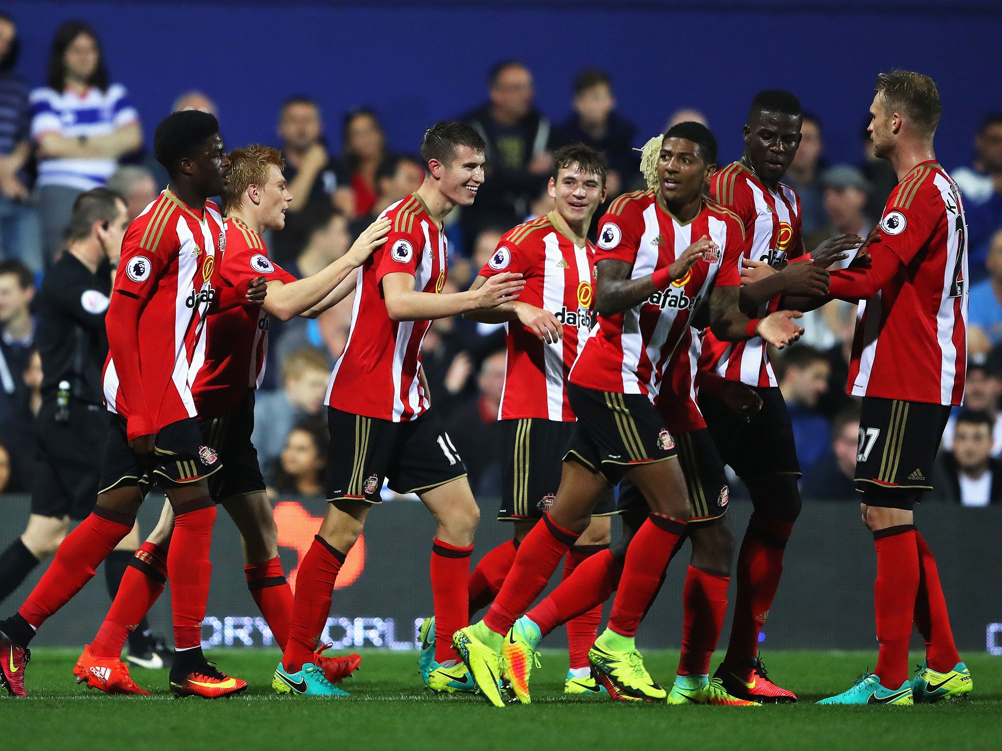 Sunderland celebrate their second