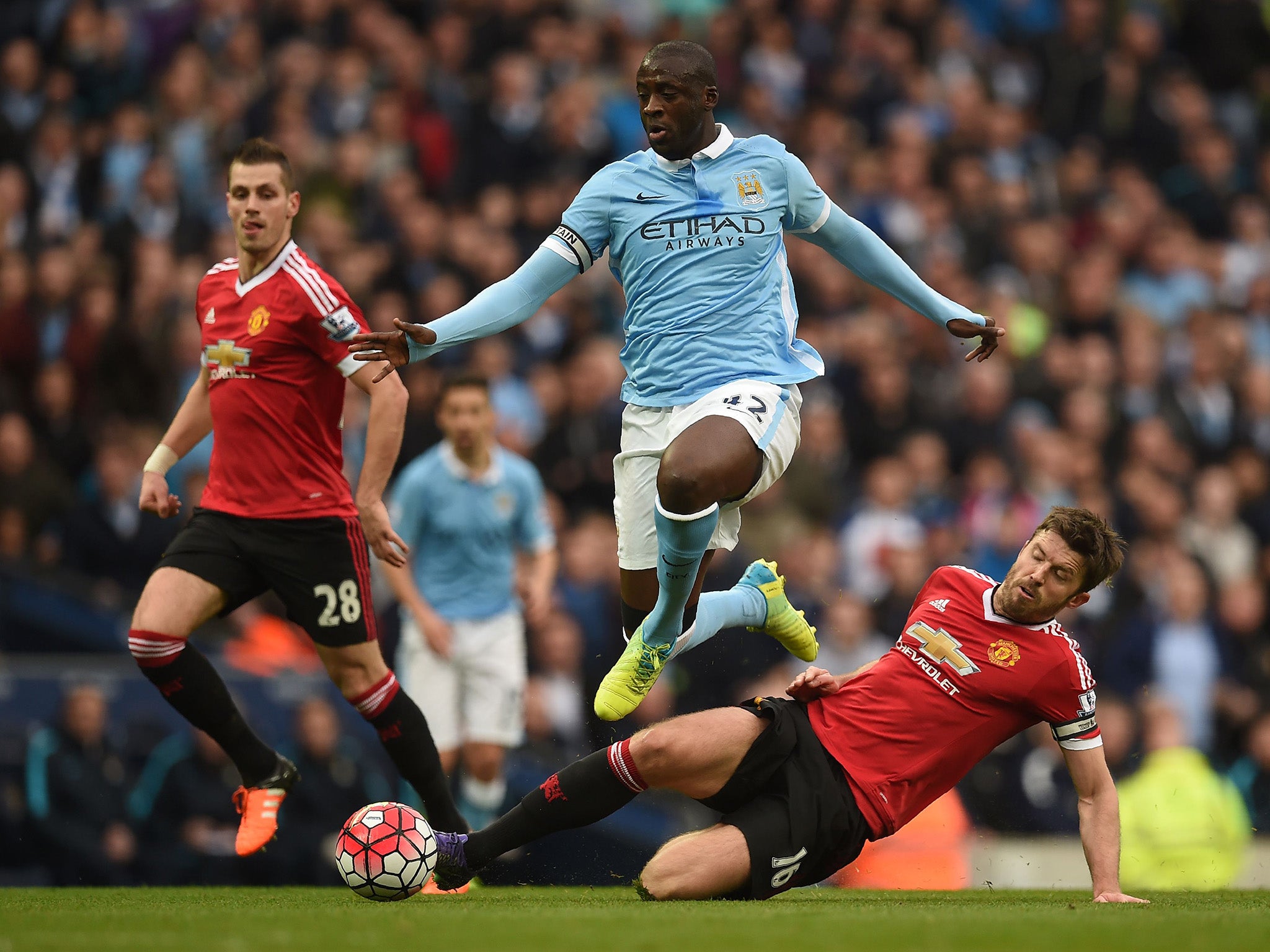 Manchester United were linked with Toure in the summer