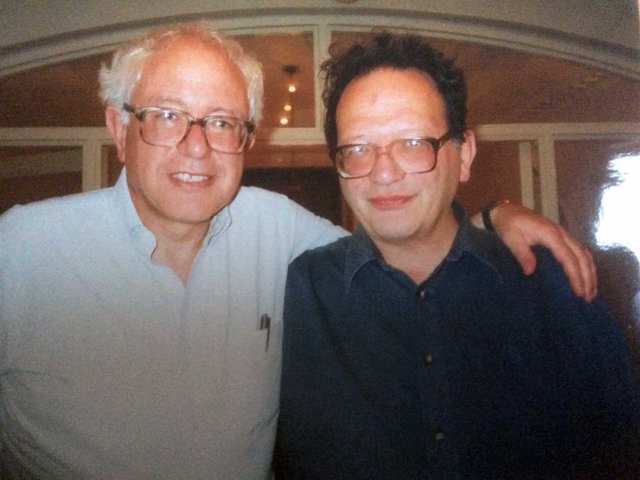 The Sanders brothers were born in Brooklyn before Larry (right) moved to Britain in the 1960s