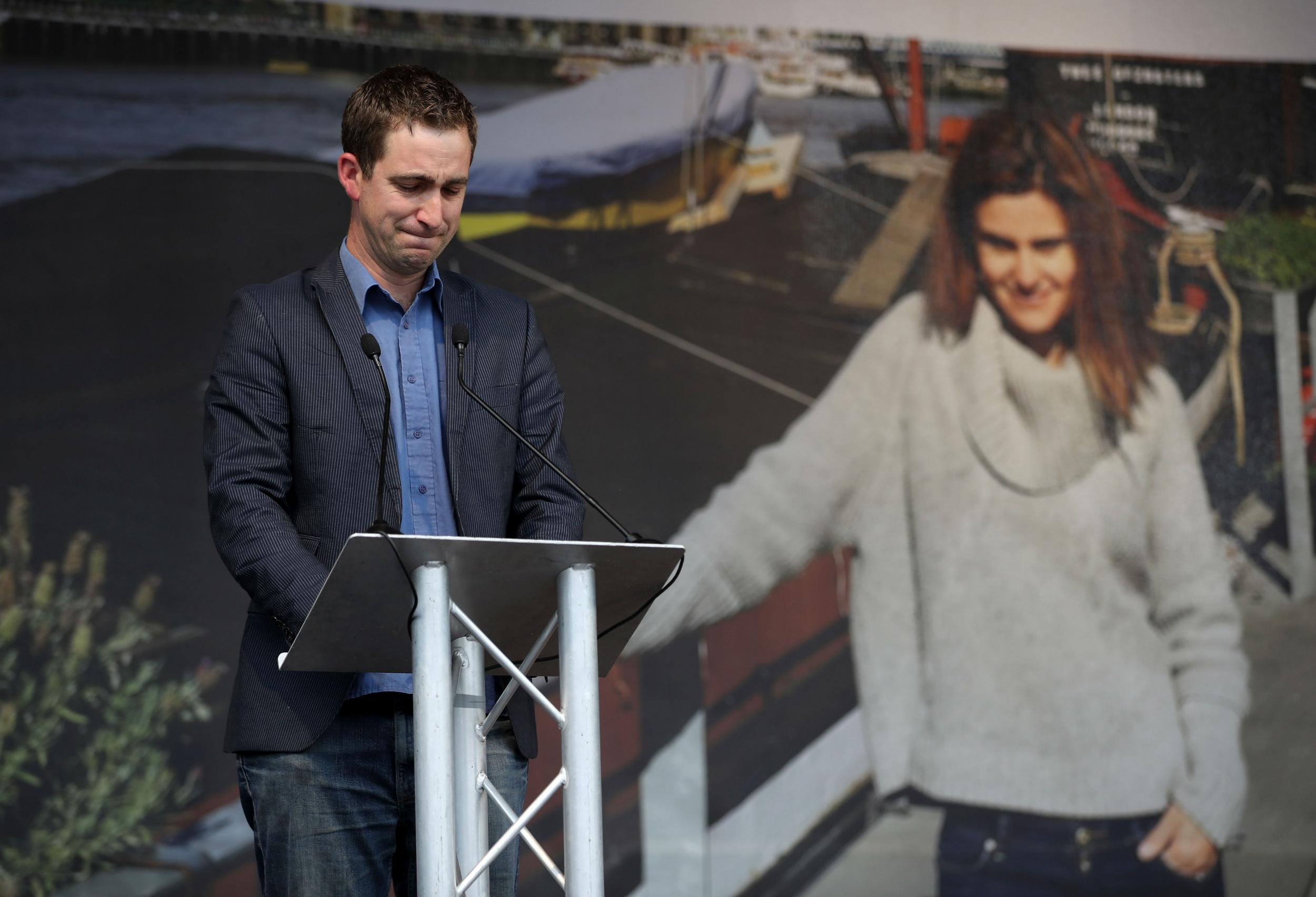 Jo Cox MP's husband Brendan Cox paying tribute