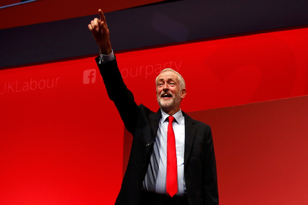 Jeremy Corbyn won a leadership contest on Saturday with 62 per cent of the vote