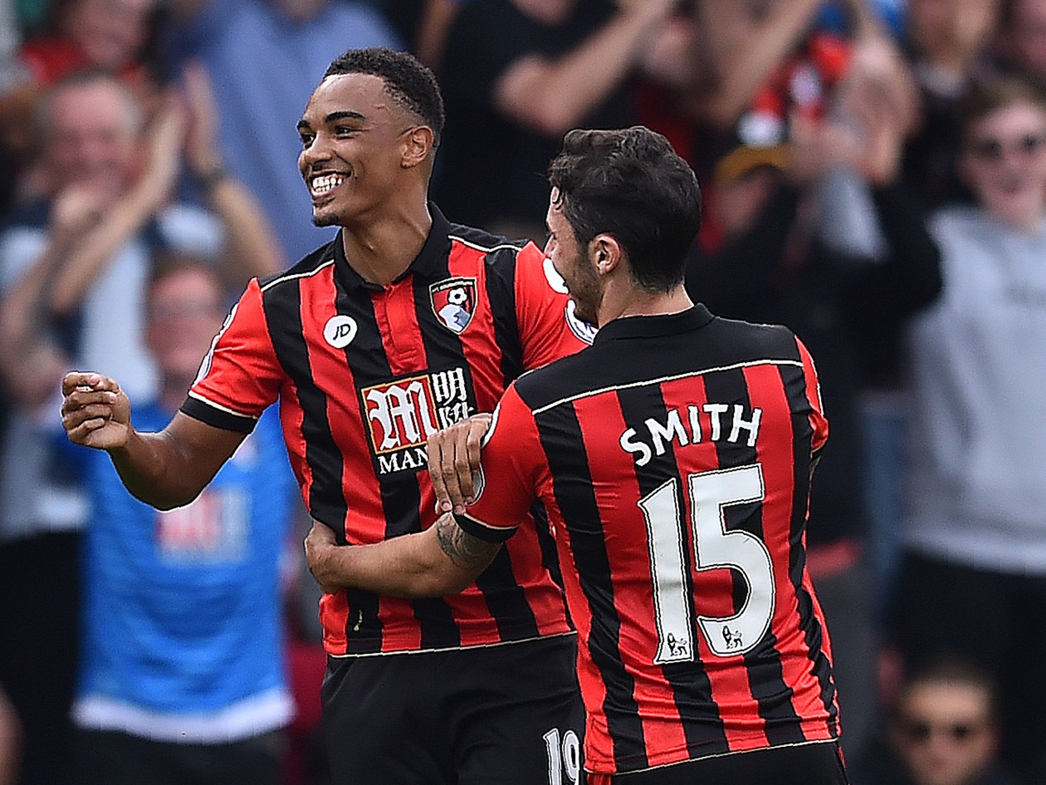 Stanislas celebrates scoring the only goal of the game