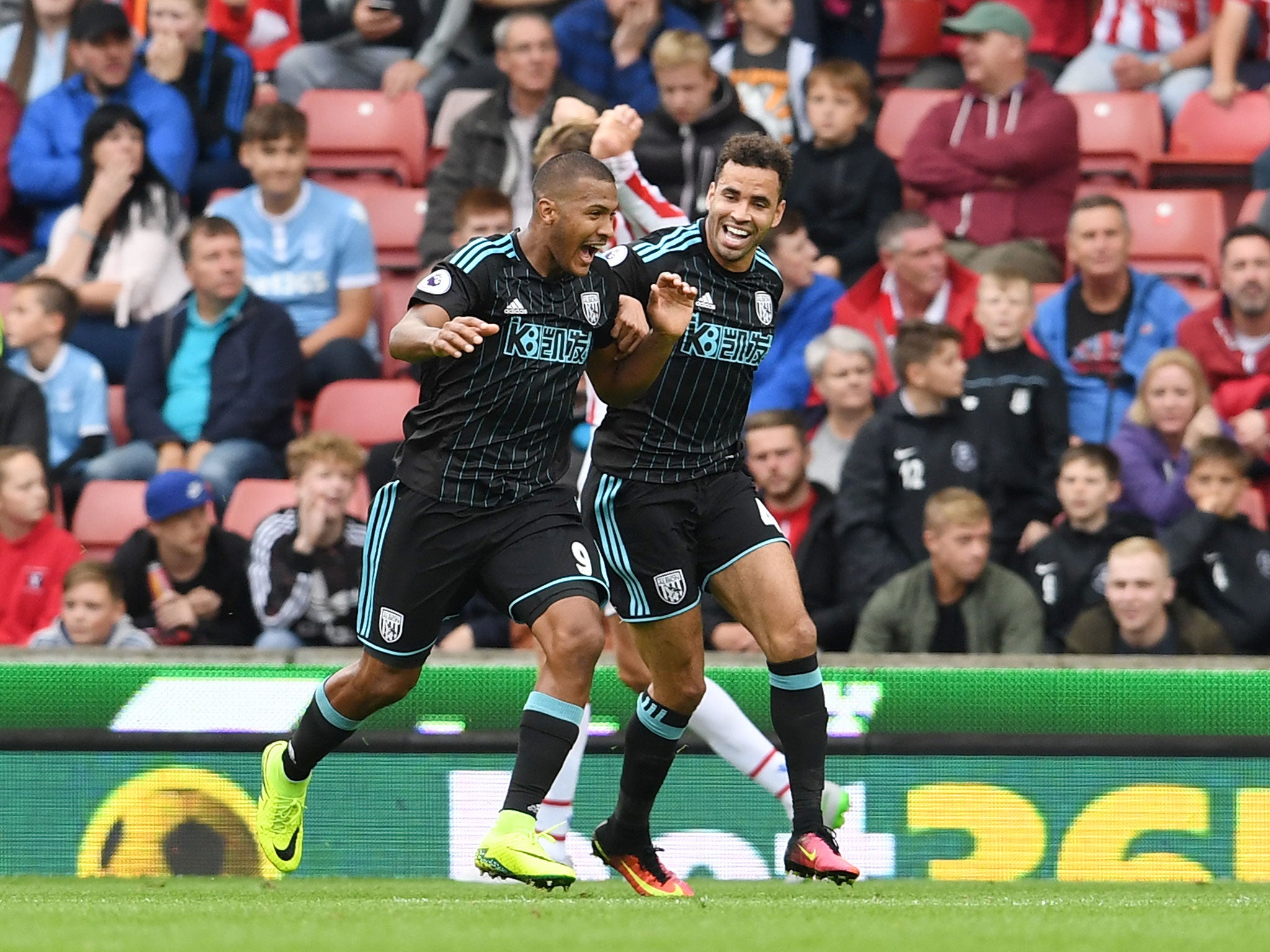 Salomon Rondon scored late into injury time to deny Stoke their first win of the season