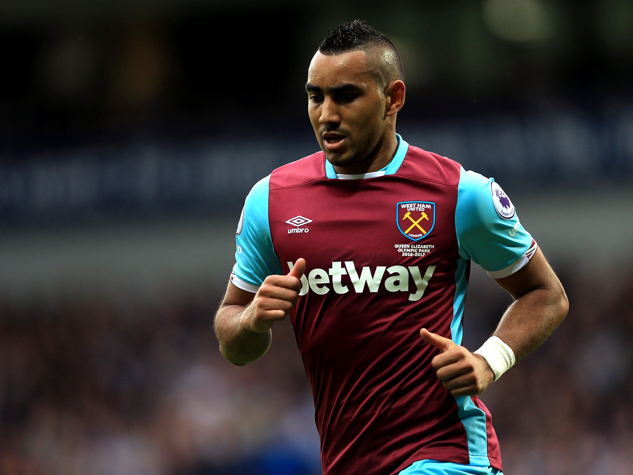 Dimitri Payet came off the bench in West Ham's EFL Cup fixture against Accrington Stanley to score a late winner