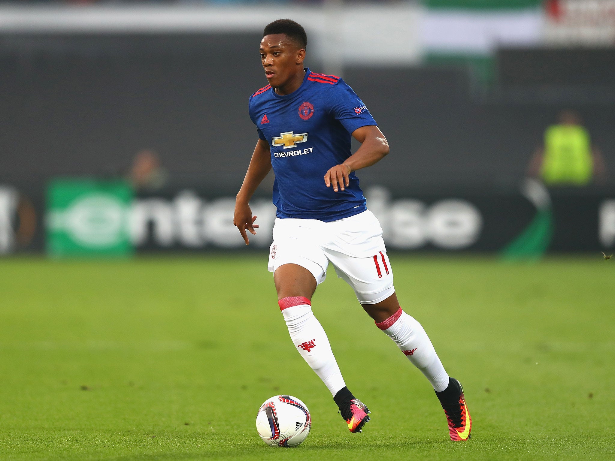 Anthony Martial is one of United's current French players