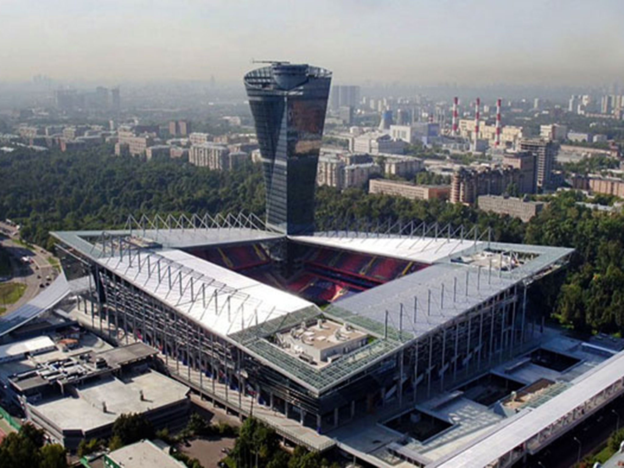 &#13;
A visual representation of CSKA Moscow's new stadium &#13;