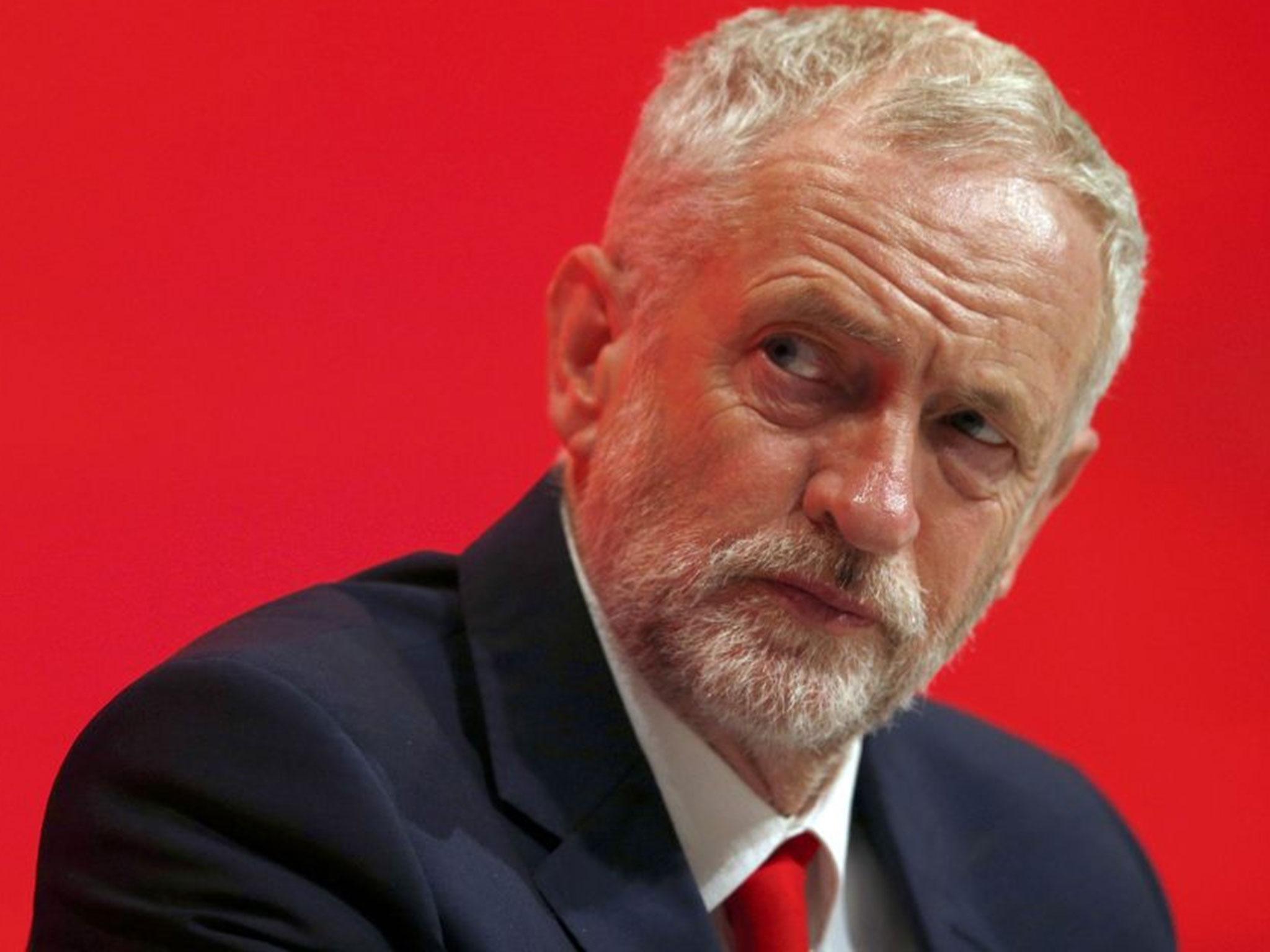 Jeremy Corbyn listens to a speech on the first day of the Labour Party conference, in Liverpool, Britain, 25 September, 2016