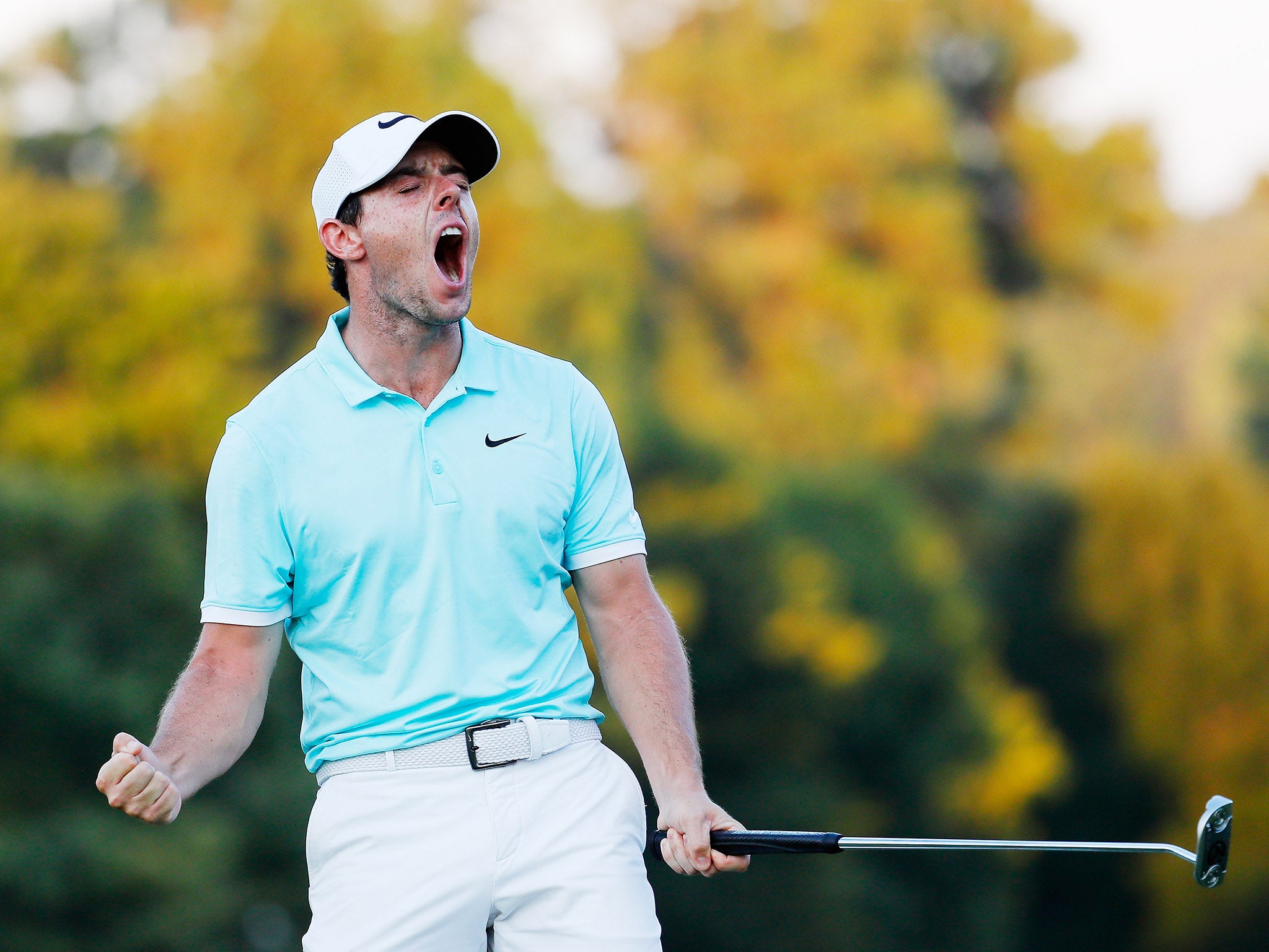 McIlroy sunk a 15-foot birdy putt to win