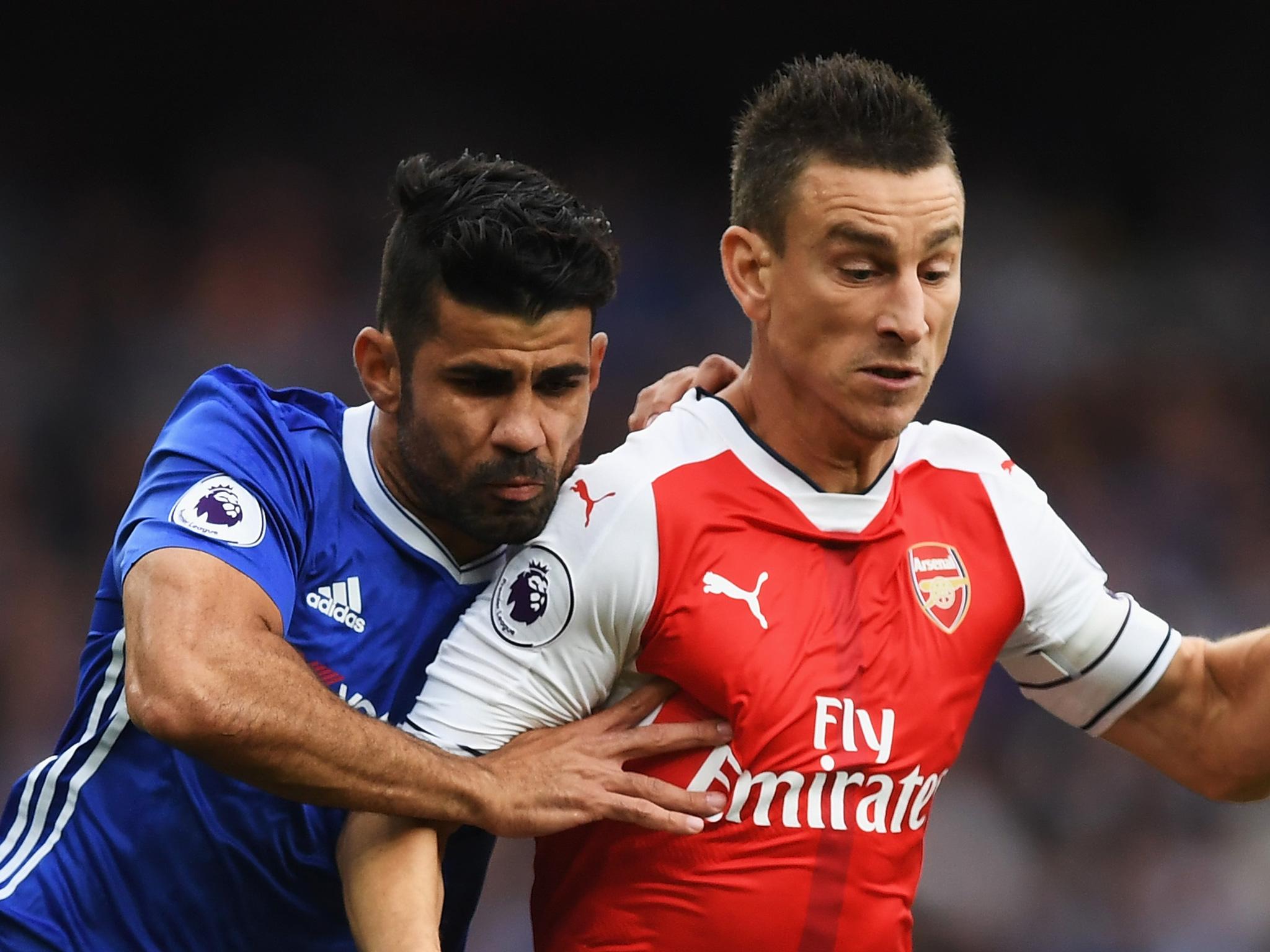 Was this the performance that cracked Diego Costa? Chelsea's controversial frontman will be back to his old tricks soon, but Koscielny showed exactly how every defender should deal with him.
