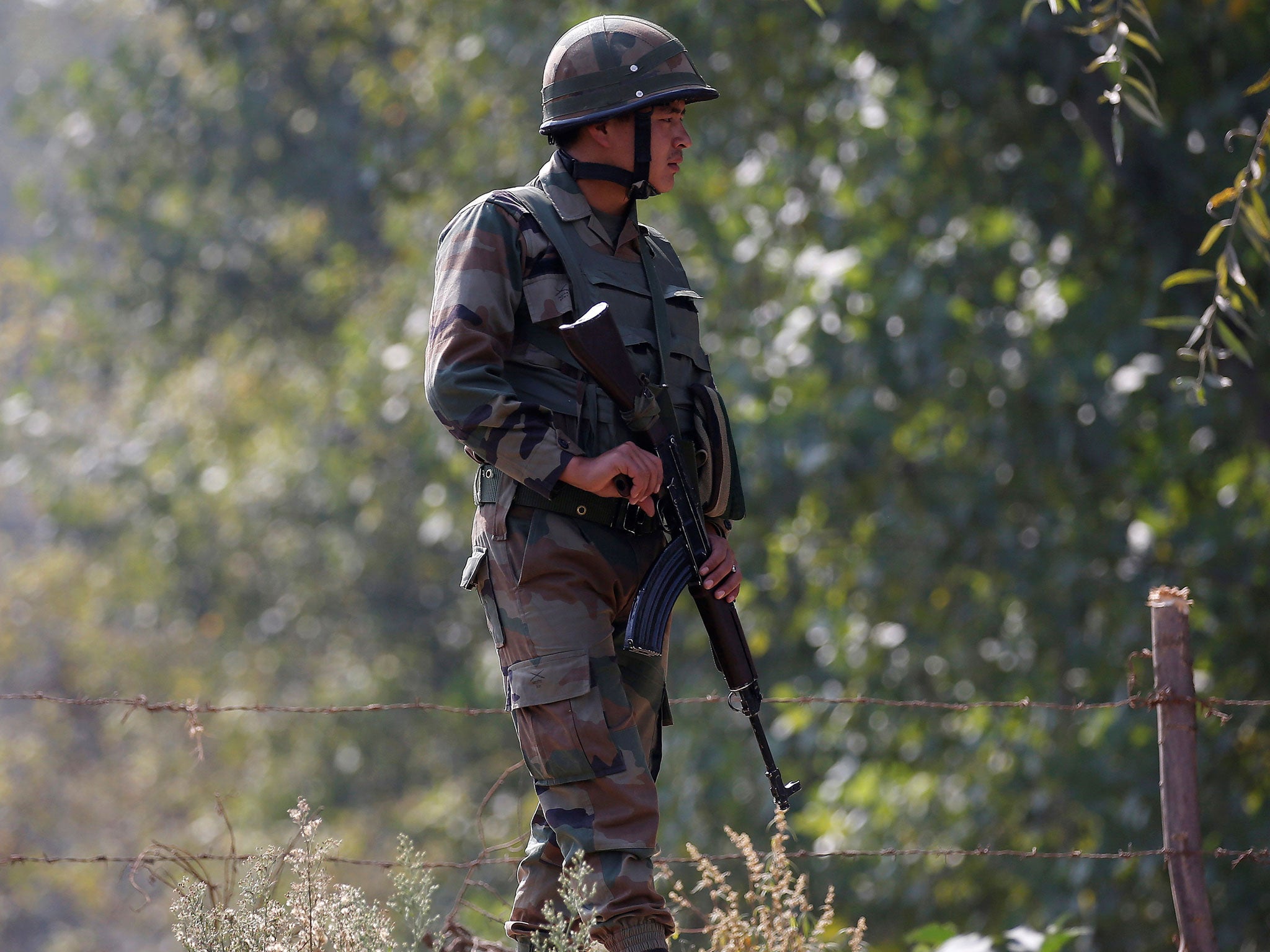 Indian officials claimed soldiers had targeted military camps