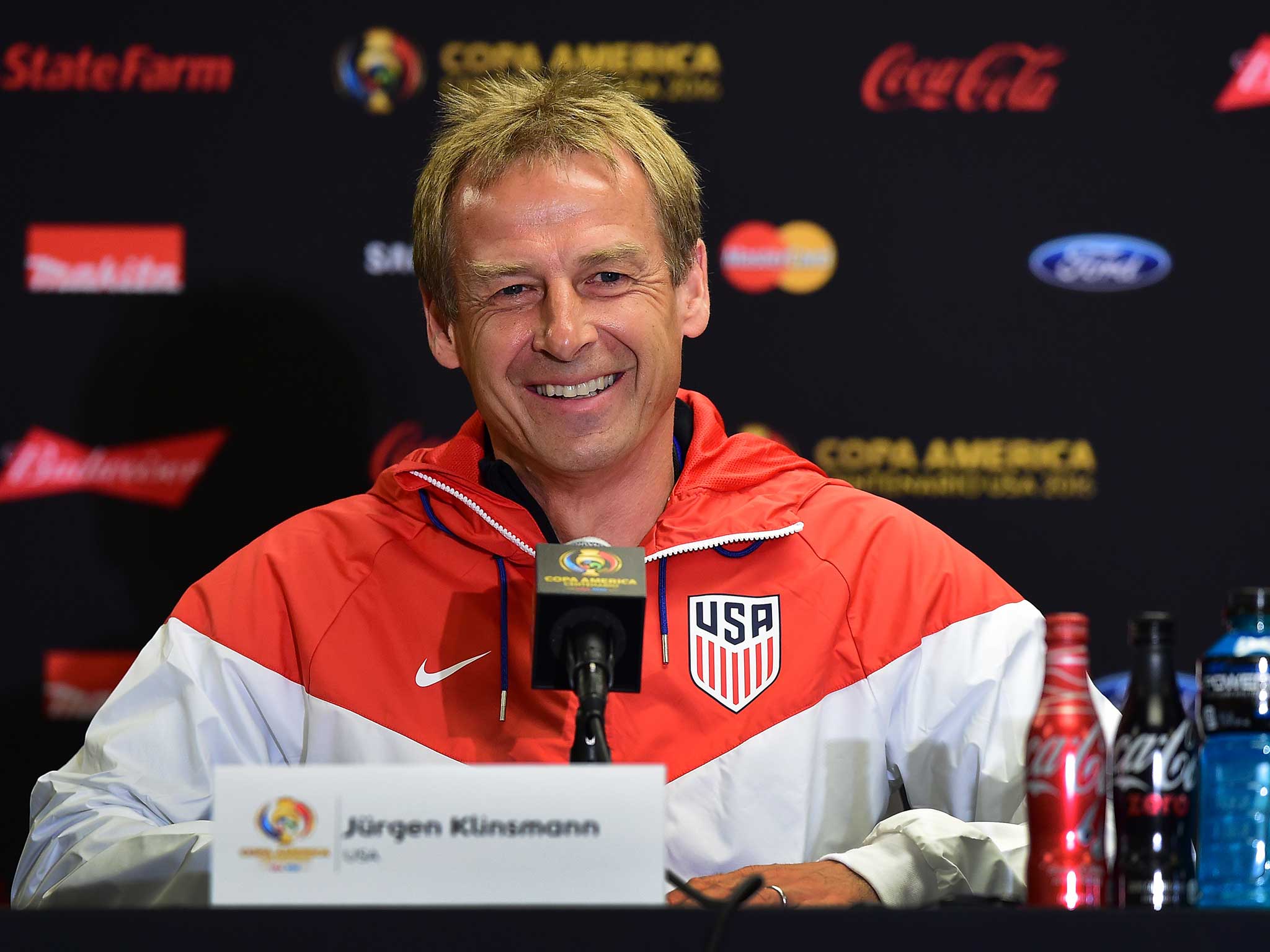 Jurgen Klinsmann says he is concentrated on managing the United States