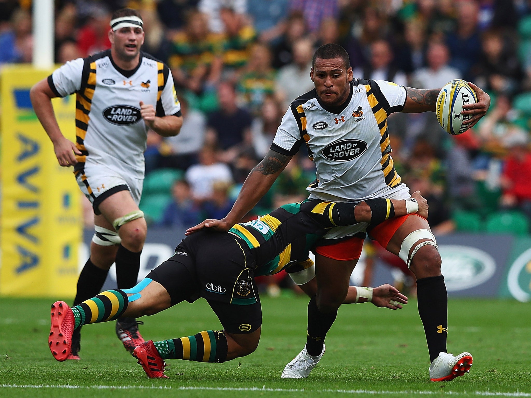 Nathan Hughes will rival Billy Vunipola for the No 8 spot