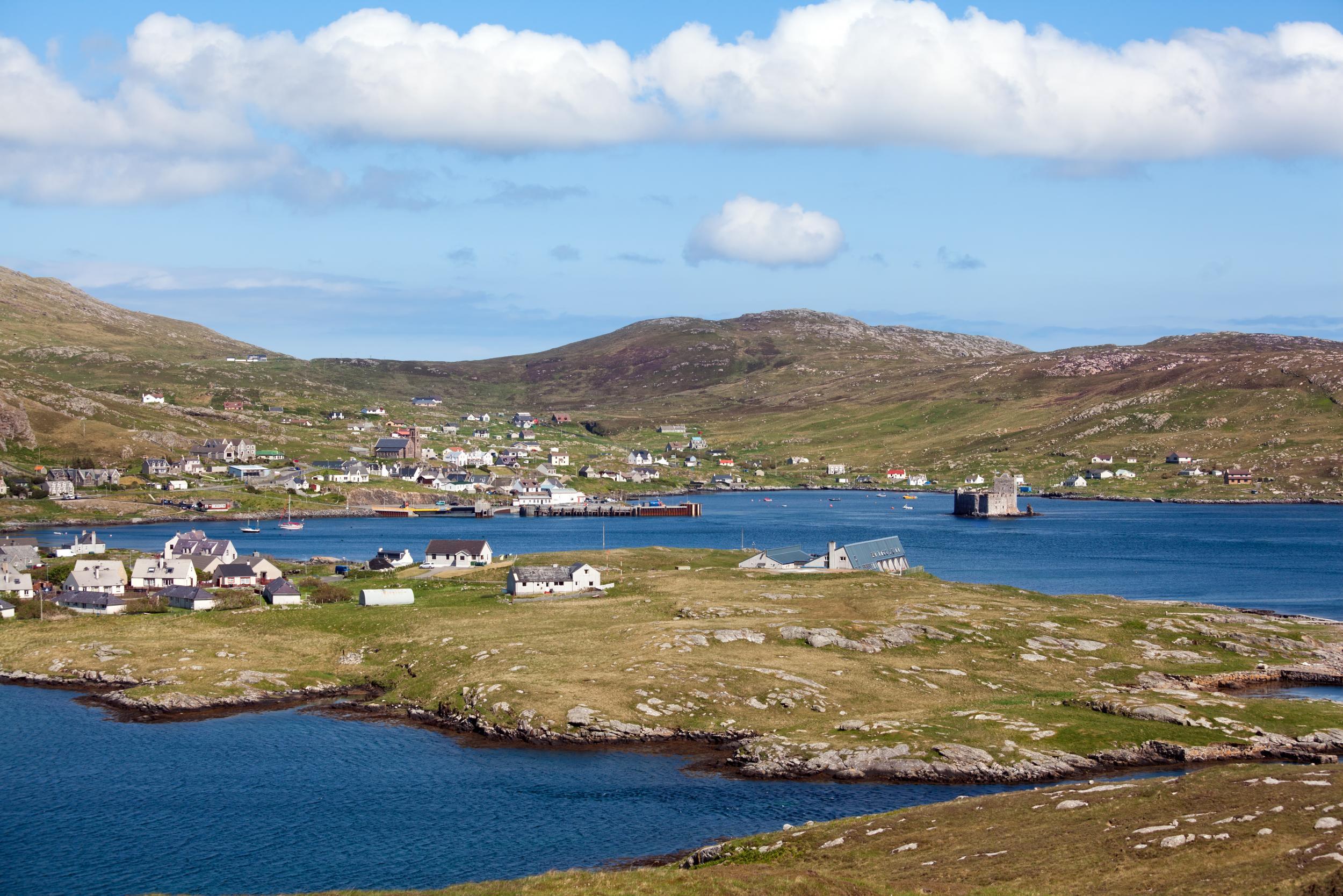 Barra's main village of Castlebay