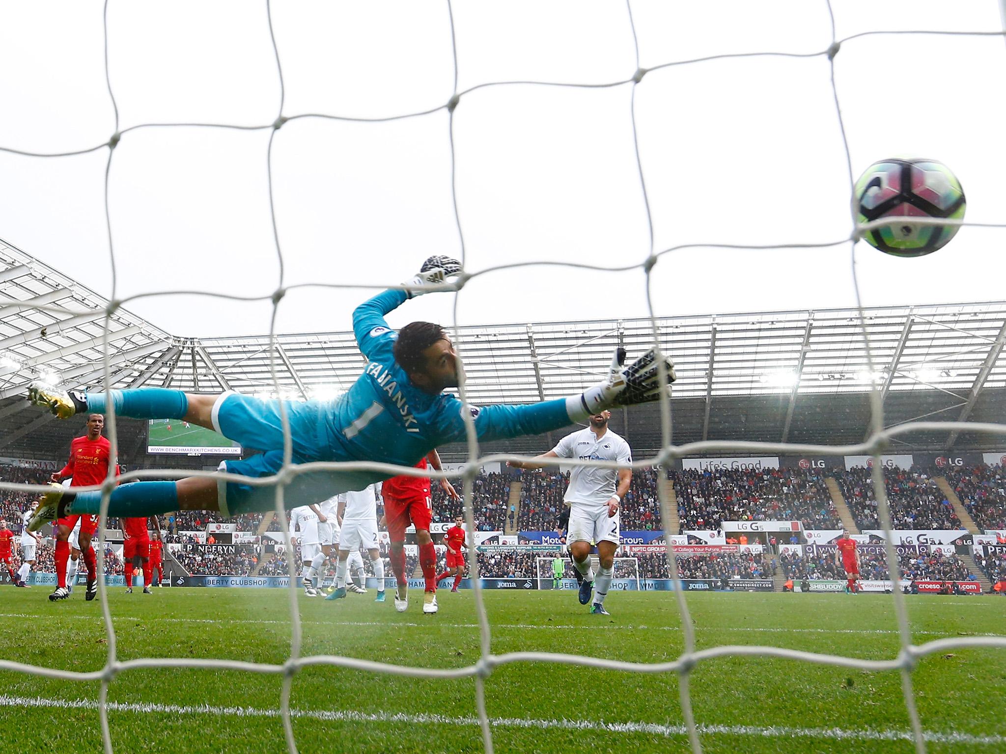 Wasn’t actually tested that much with Liverpool failing to register a shot on target in the first half. Solid enough when called upon.