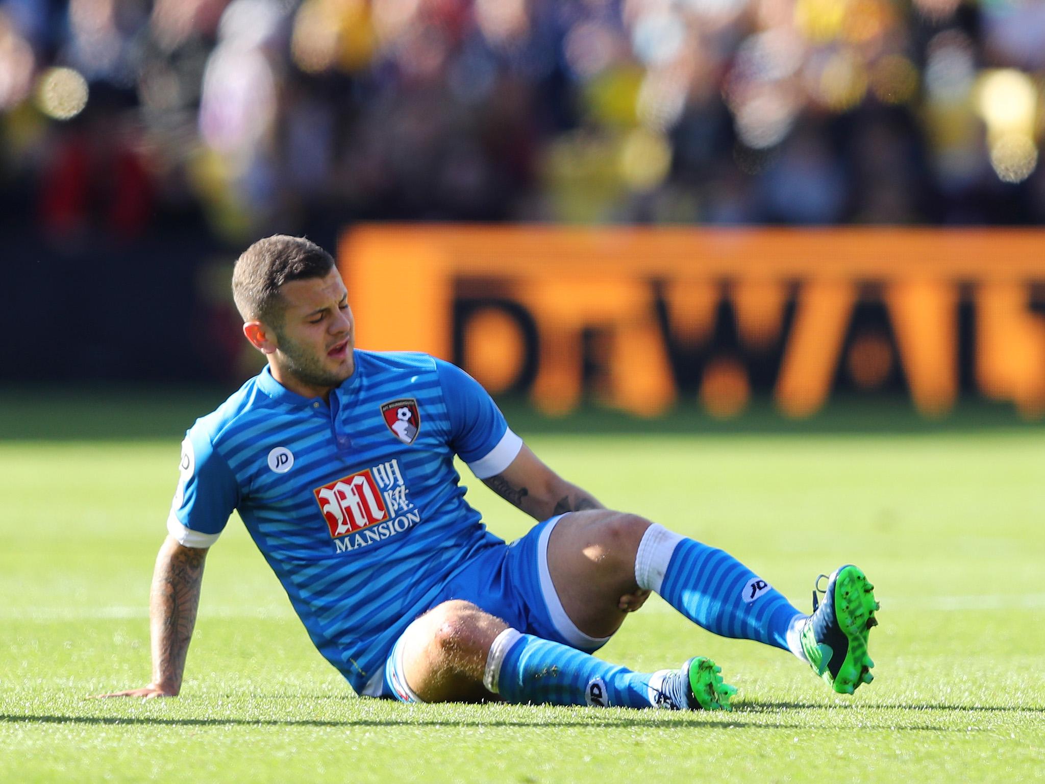 Jack wilshere hit the woodwork for the second week running (Getty)