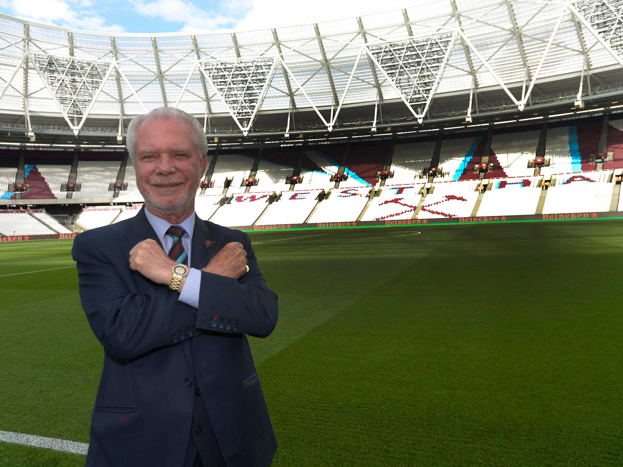 David Gold could not attend the meetings with fan groups