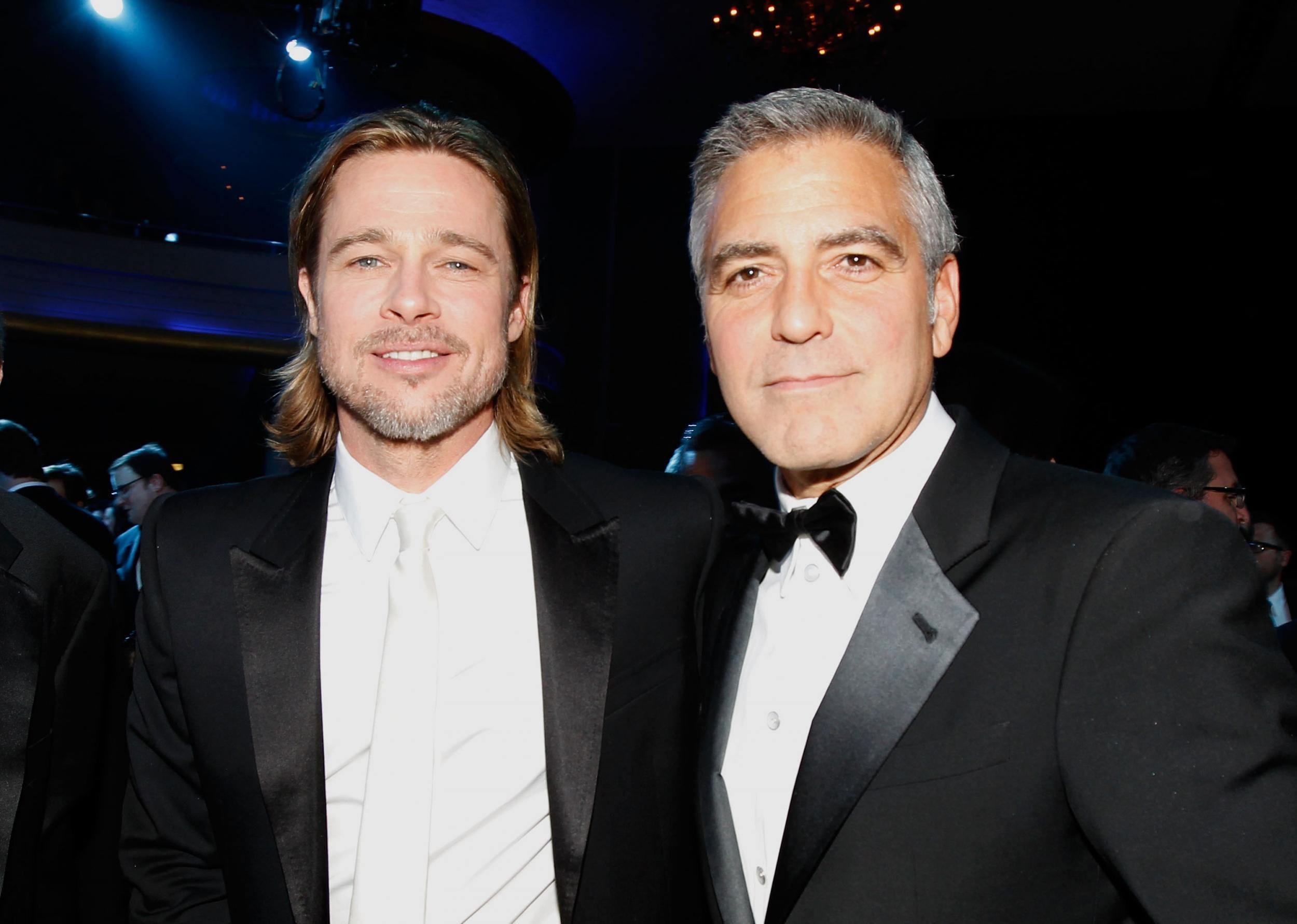 Brad Pitt and George Clooney