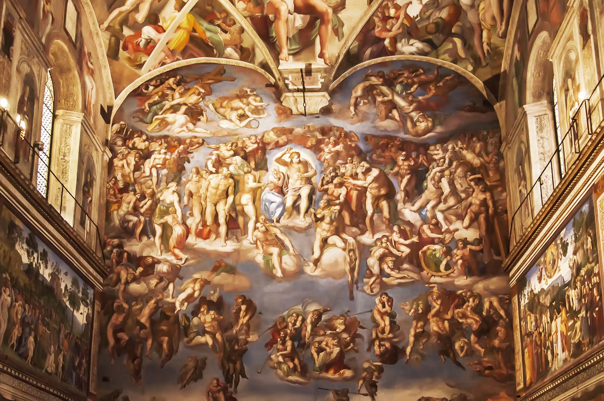 You sometimes need props to convey the complexities of the Sistine Chapel to someone without sight