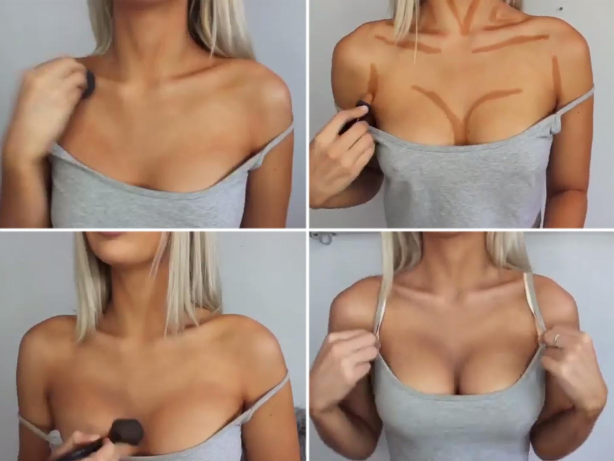 Beauty blogger Natalie Boucher shows you how to get bigger boobs in just six minutes