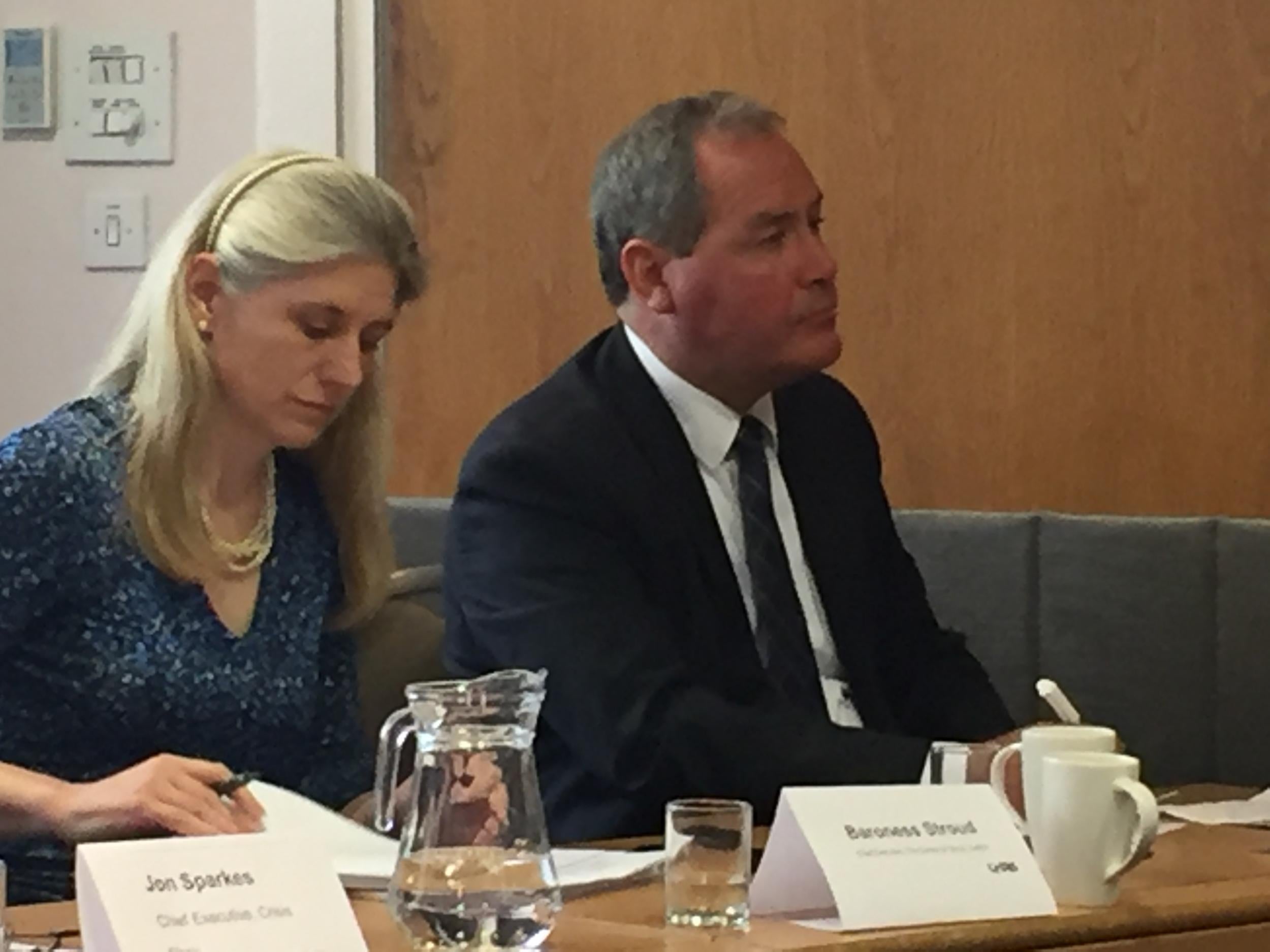 Baroness Stroud and Bob Blackman MP