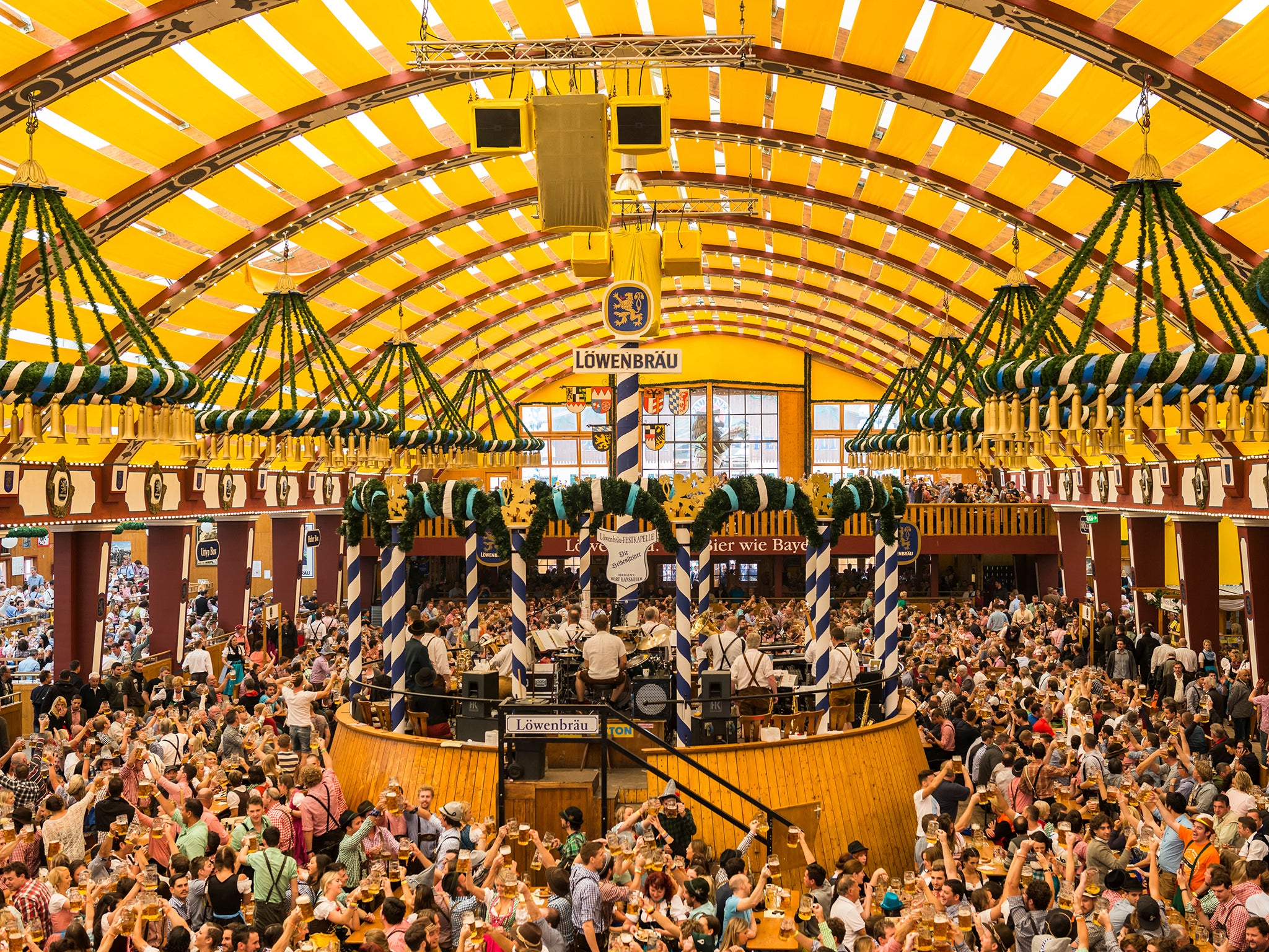 Security at this year's Oktoberfest celebrations in Munich have been tight, following attacks across Germany over the summer