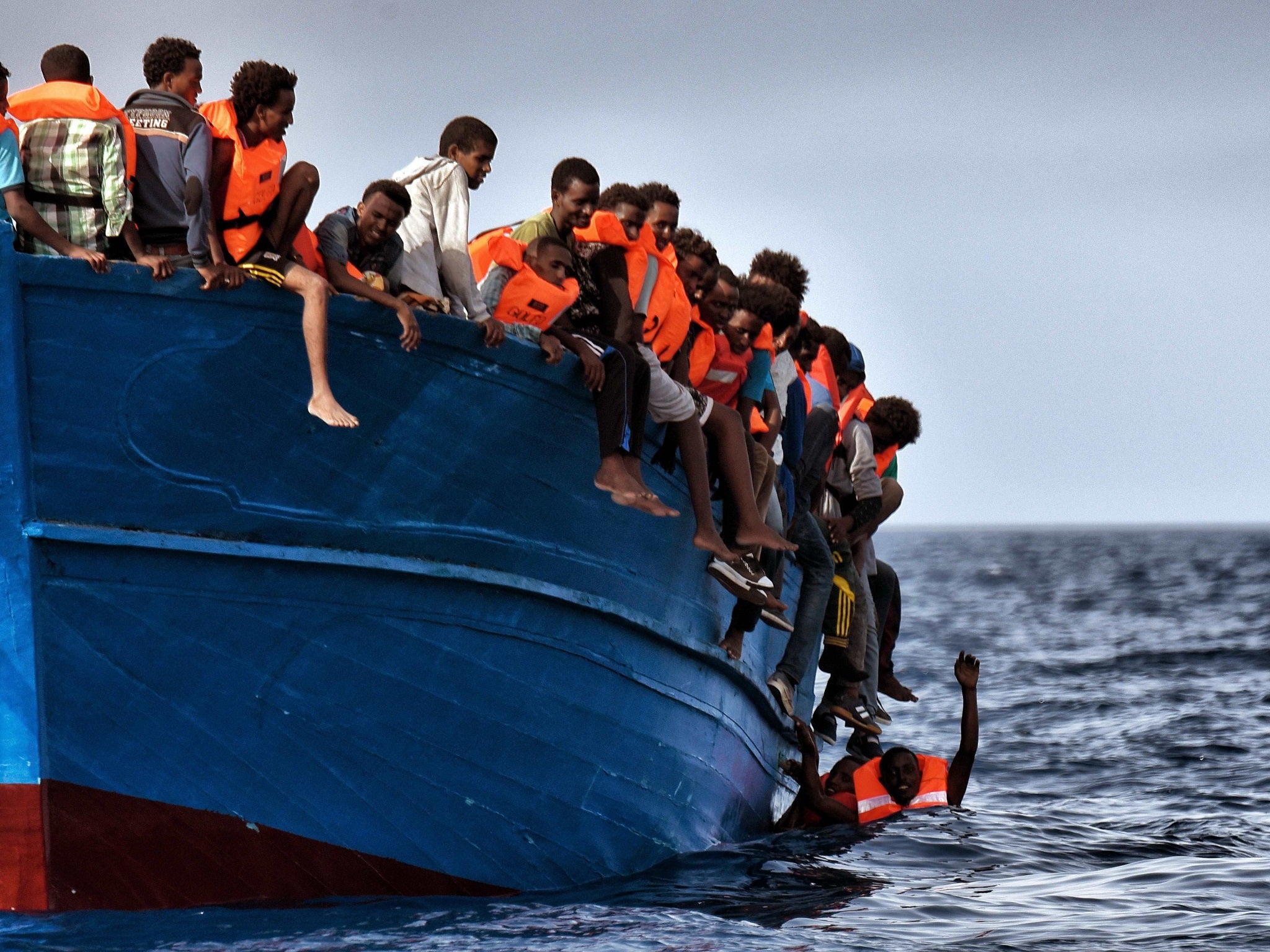 Boats used by people traffickers are often dangerously overcrowded