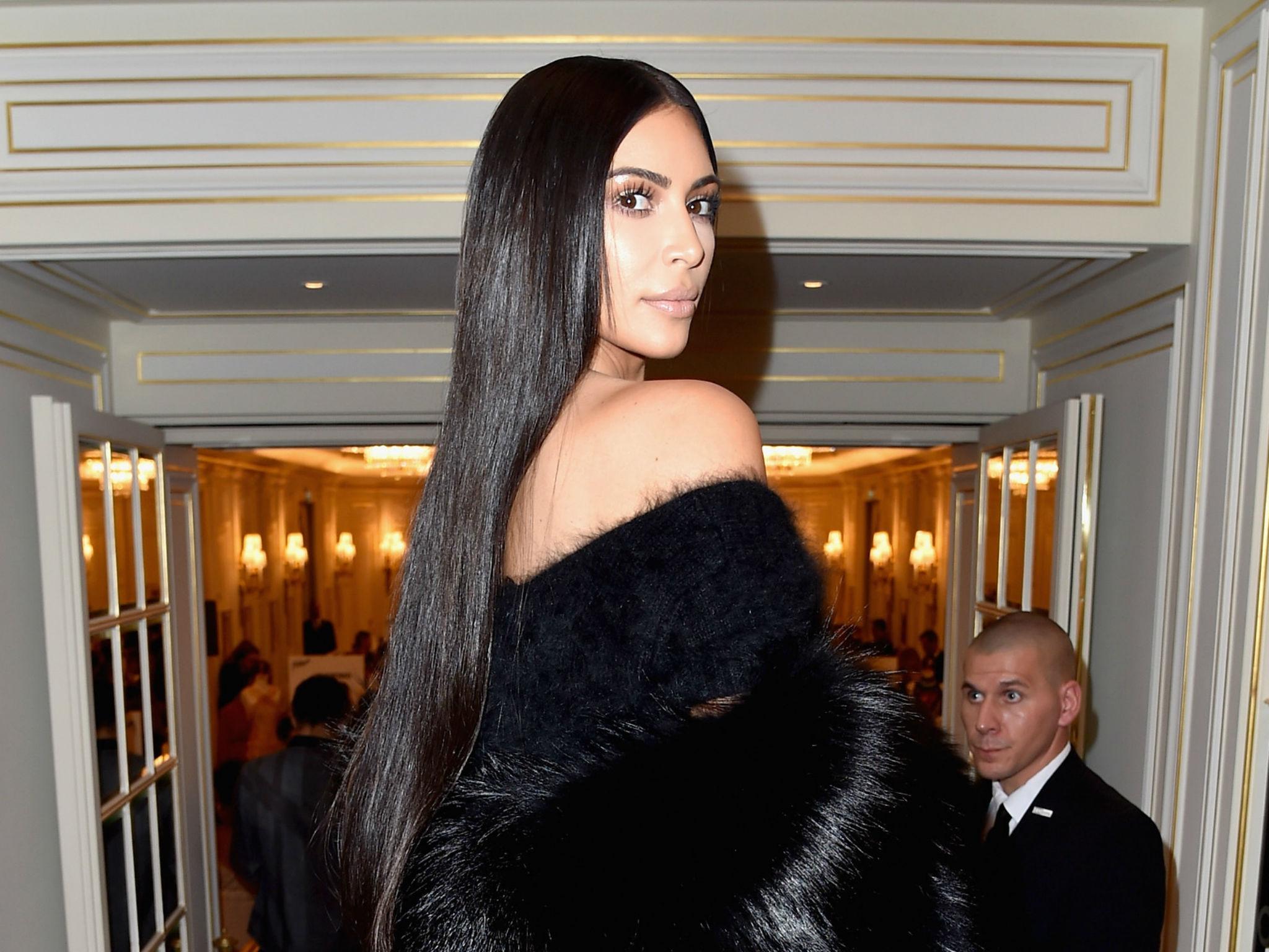 Kim Kardashian West at Paris Fashion Week